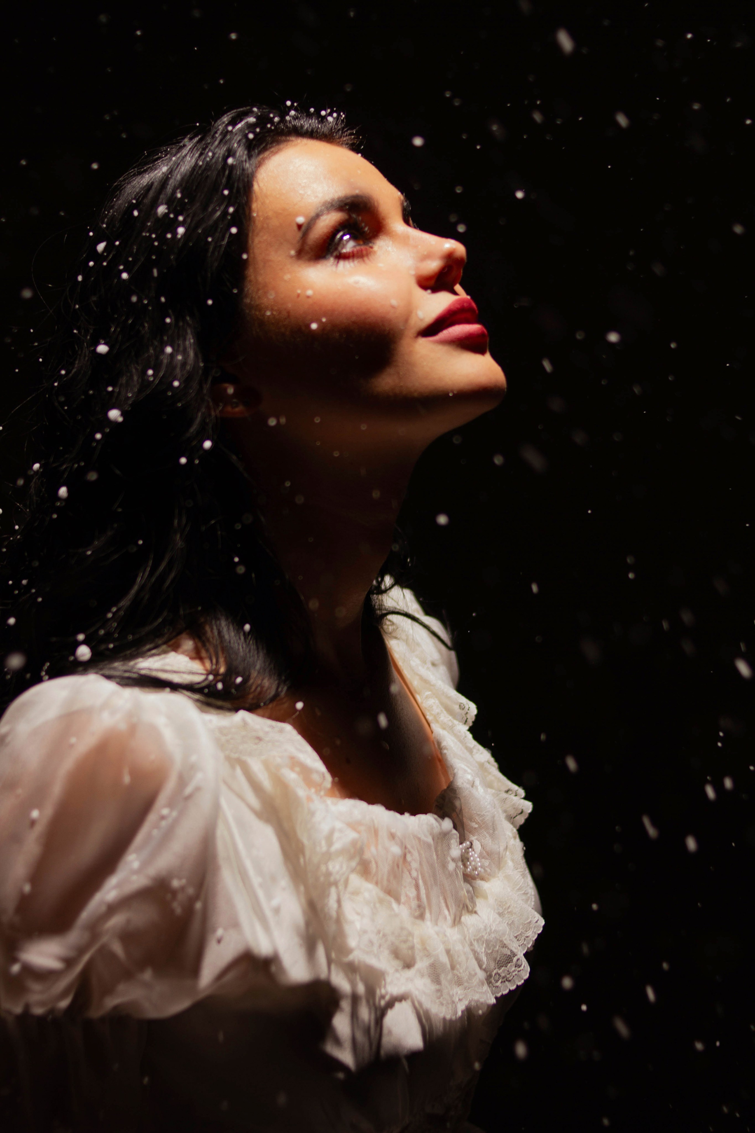 Снег в студии. Создадим шедевр? Виталина и её фотоискусство