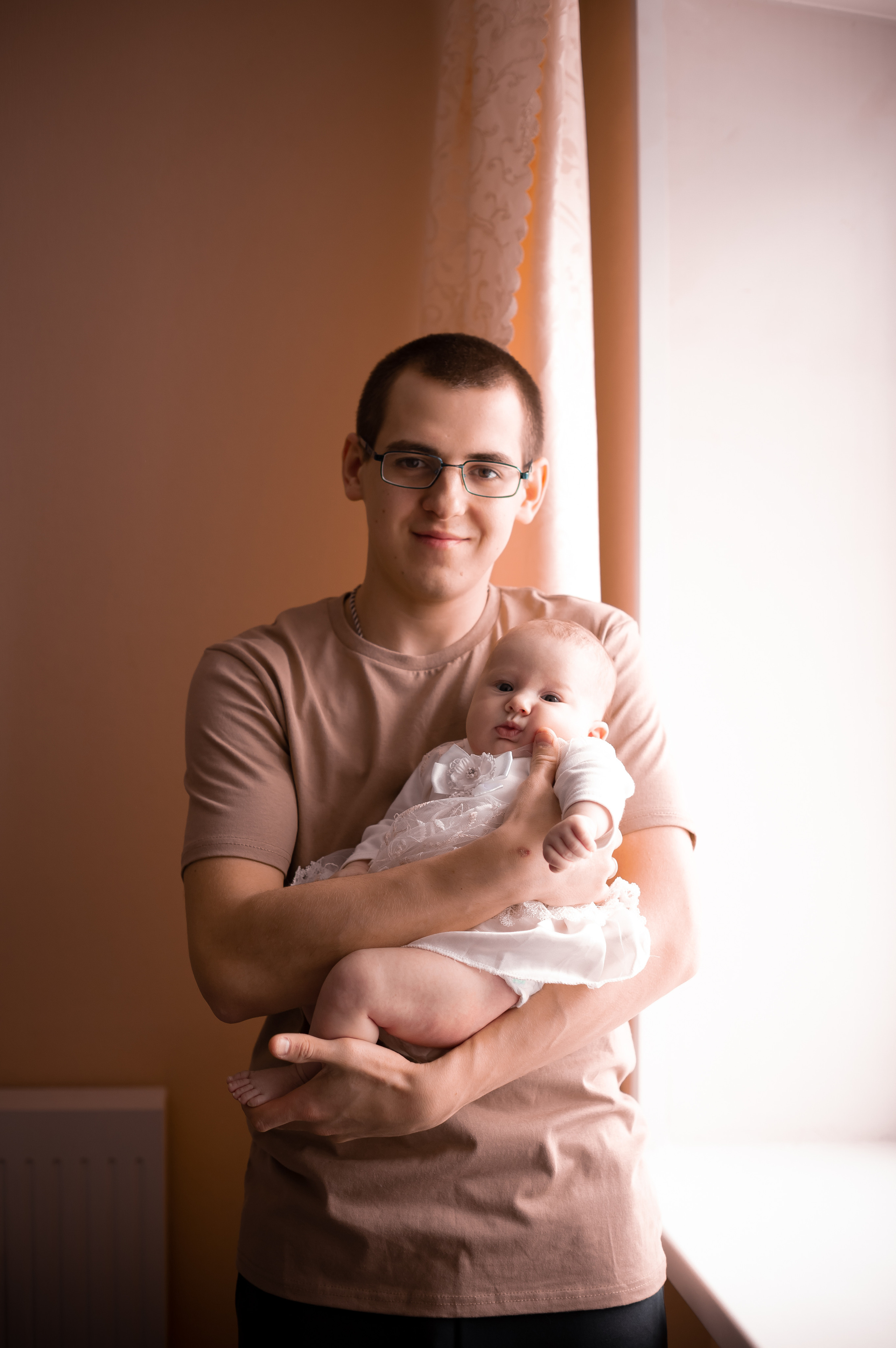 папа и малыш