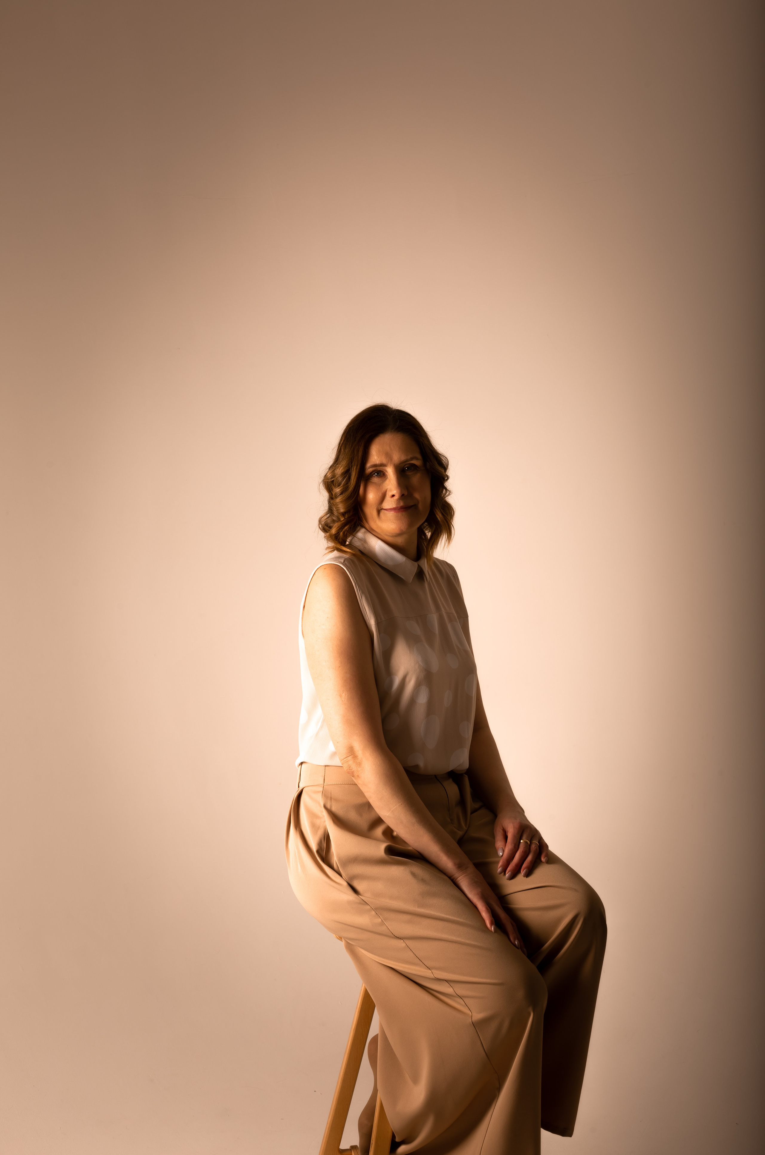 Женский портрет с импульсным светом