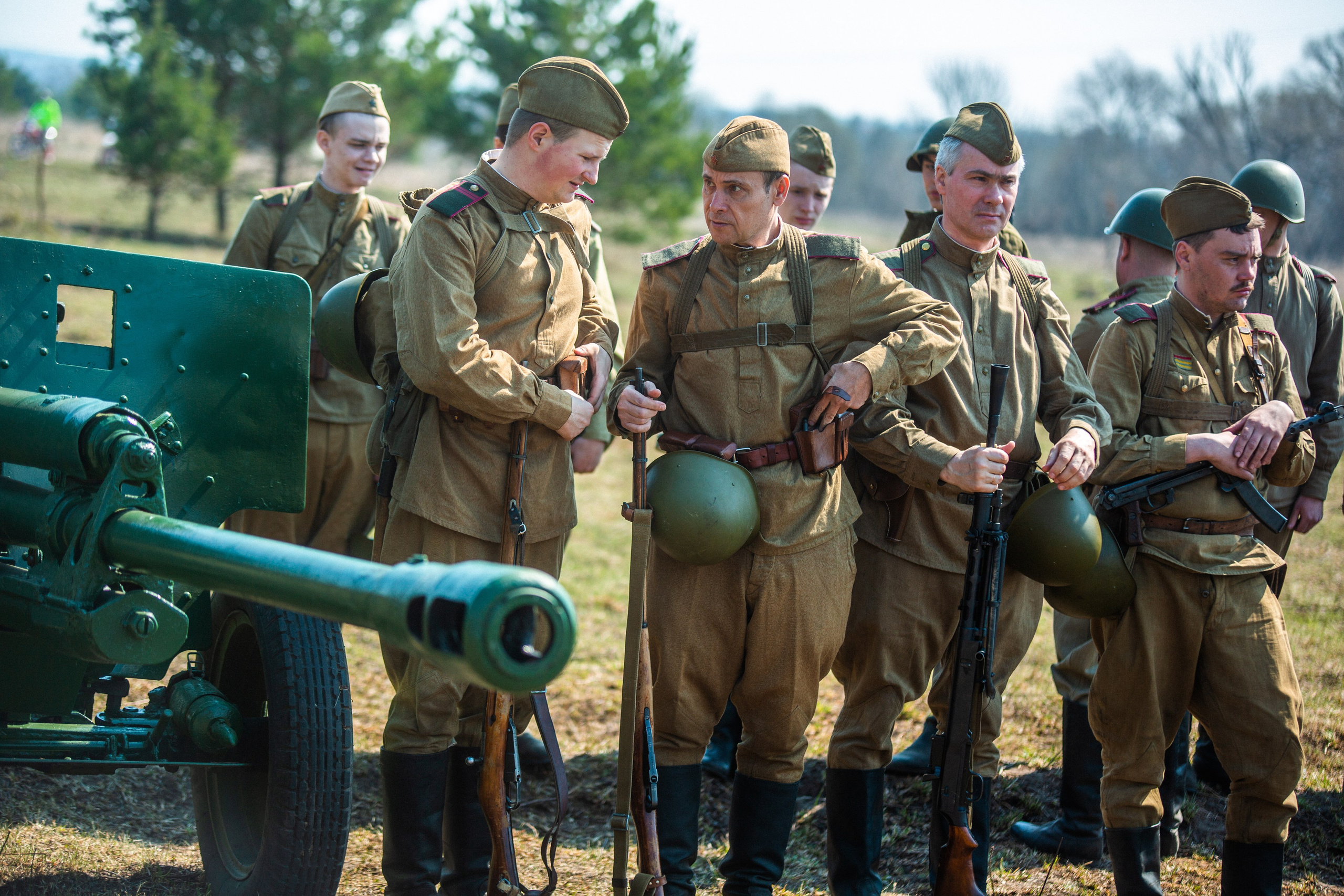 РЕКОНСТРУКЦИЯ БОЯ — ВОВ — БИТВА ЗА ГОРОД. Профессиональный фотограф в Мценске и Орловской области