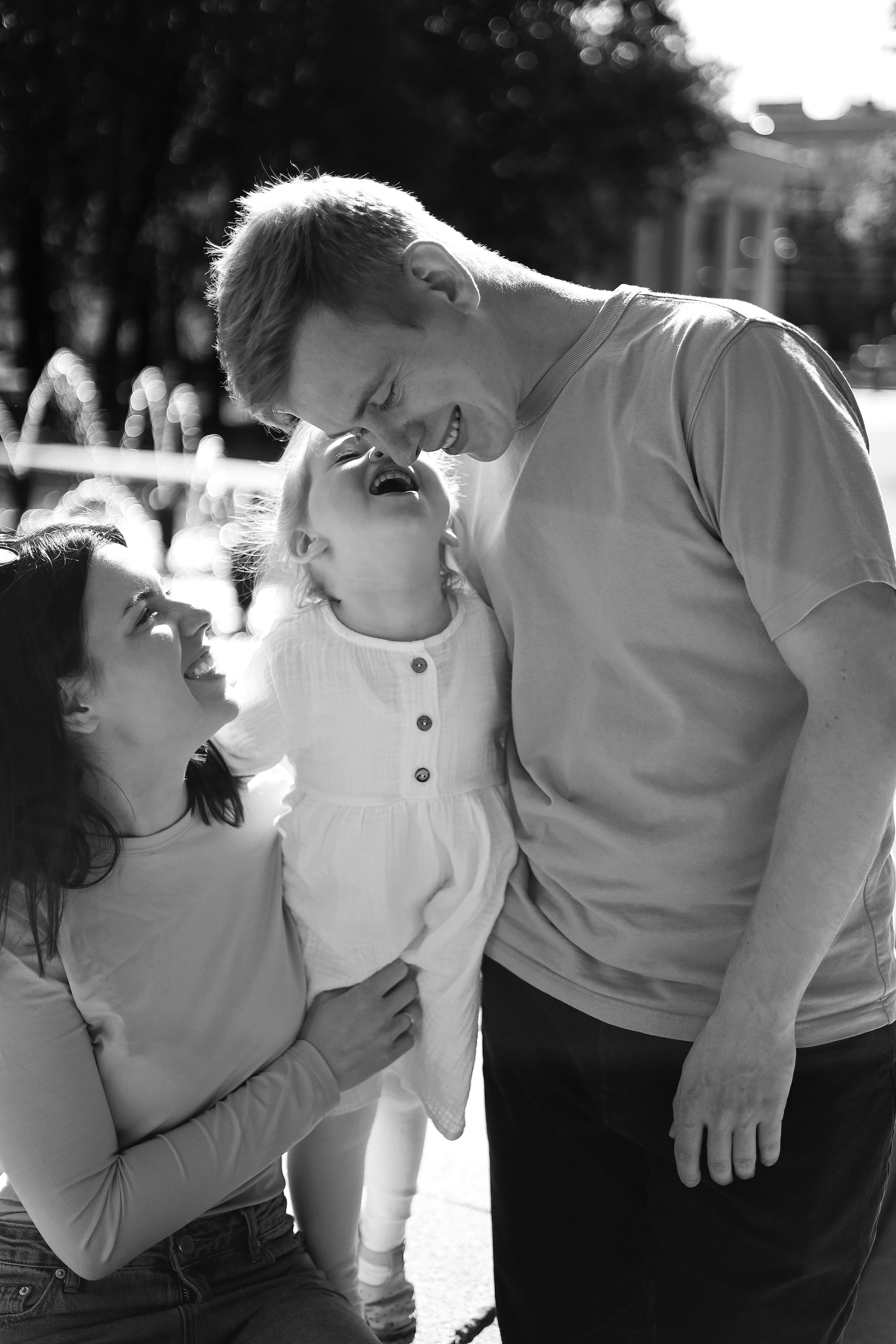 Семья Бирюковых на прогулке. Фотограф Санкт-Петербург