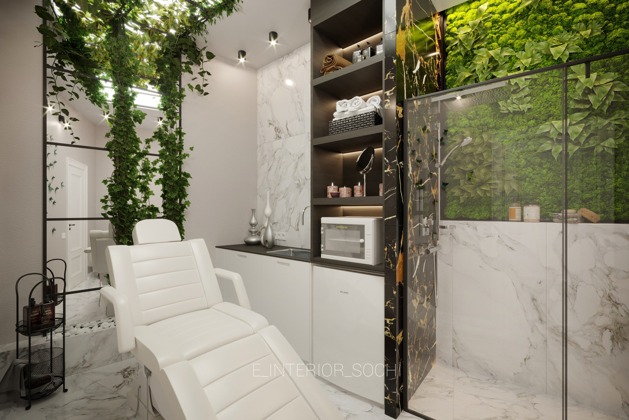 BEAUTY_KOVORK_AMAZON. Дизайн интерьера Евгения Тисленко