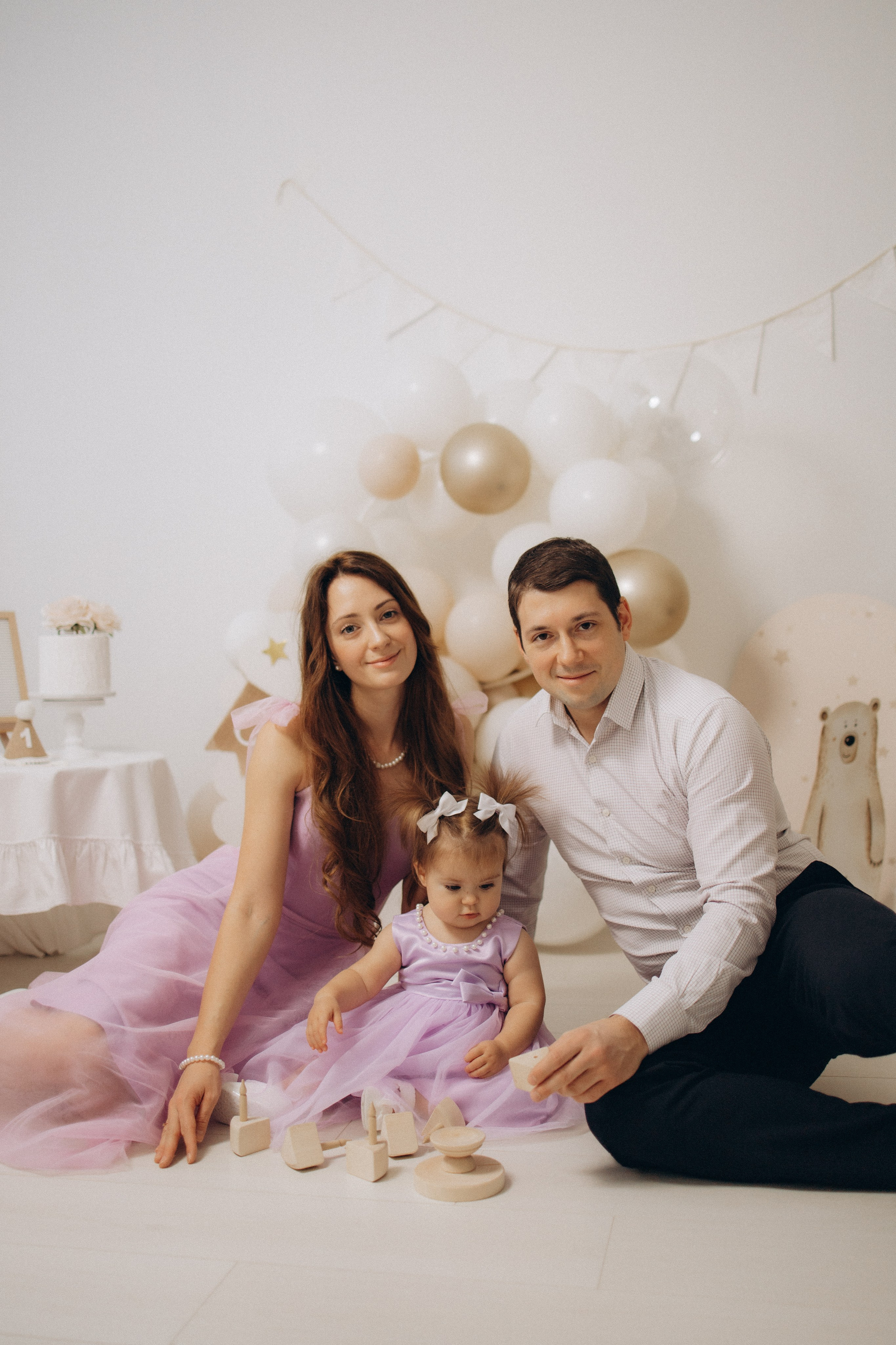 Новый год маленькой Анечки. Семейный фотограф в Москве Анастасия Шалда