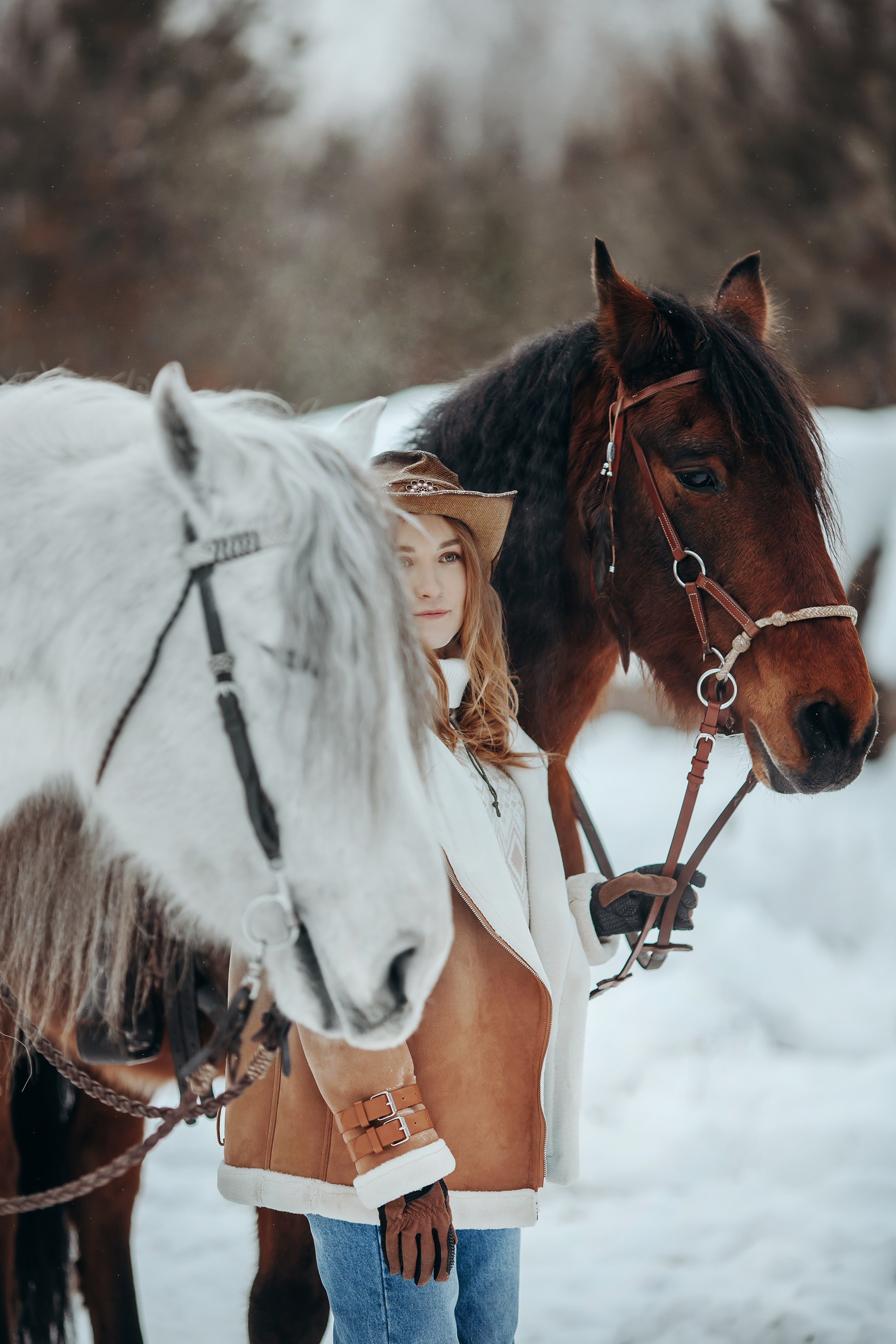 Снежная история. Анна Молчанова конный фотограф в Тюмени | фотосессии с лошадьми Тюмень