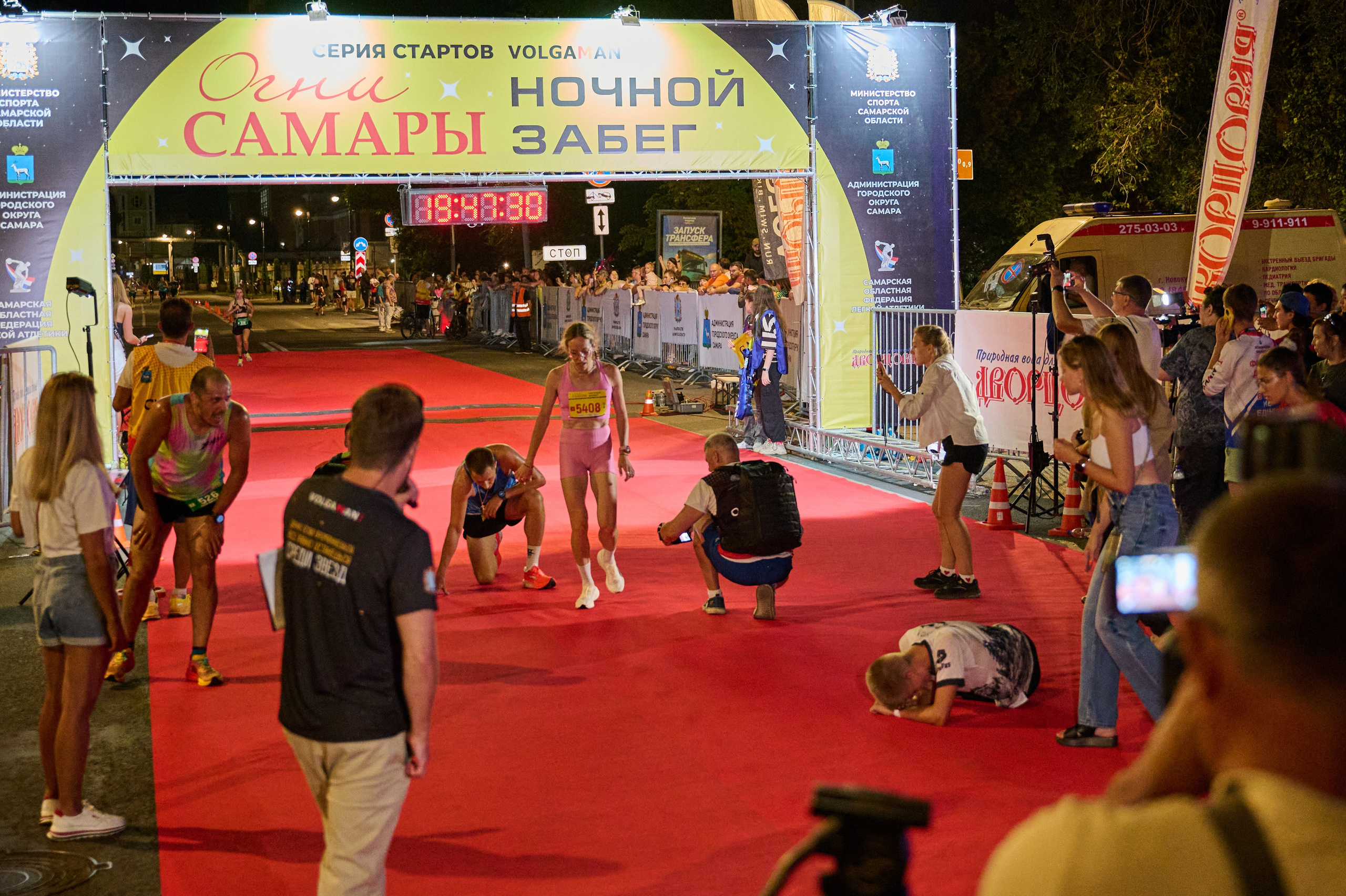 Огни Самары (ночной забег). Фотограф в Самаре