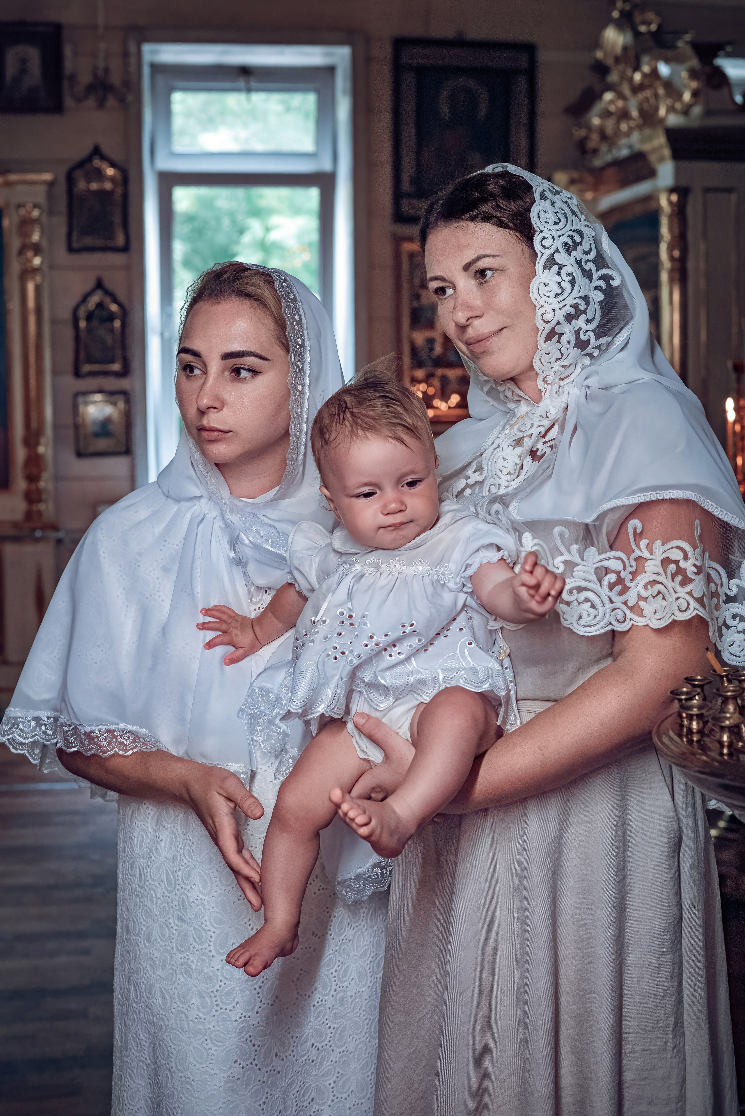 Съемка таинства крещения в храме Николая Чудотворца Красноярск. Фотографы крещения/венчания  Красноярск Татьяна и Вячеслав Переваловы