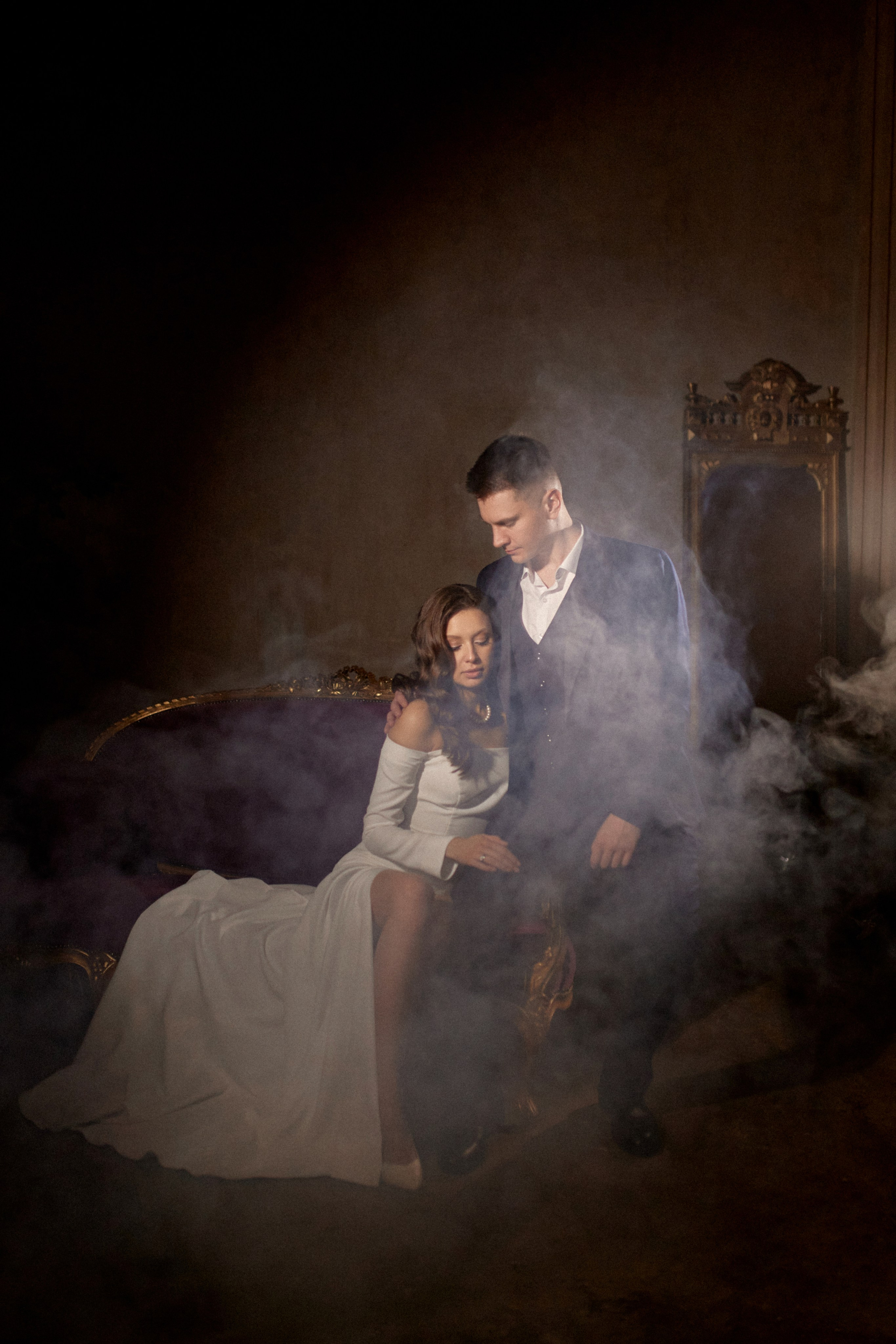 Свадебная фотосессия в Дворце Бракосочетания № 1. Сестры Карабаза. Фотографы и ретушеры в Москве и Санкт-Петербурге