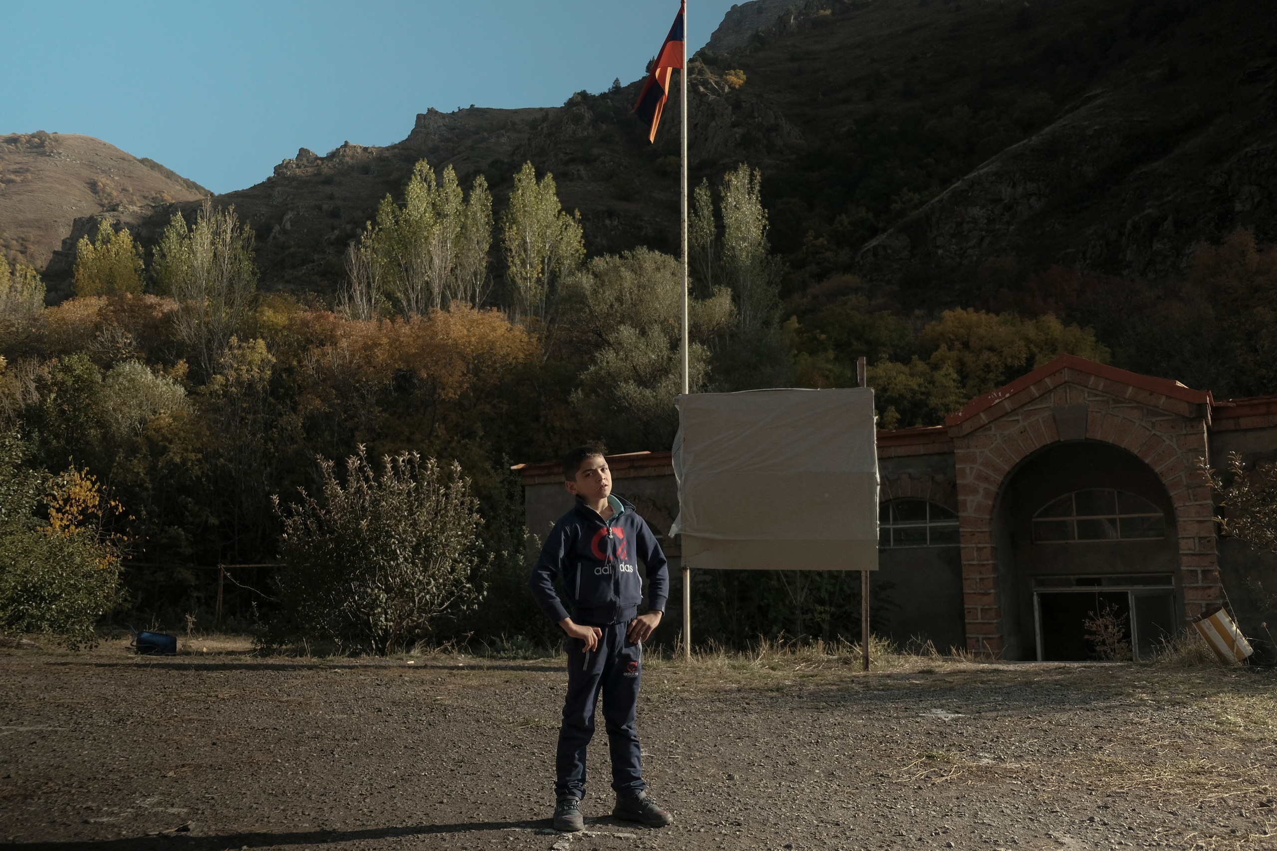 A camp for refugees from Nagorno-Karabakh. Kirillov Egor