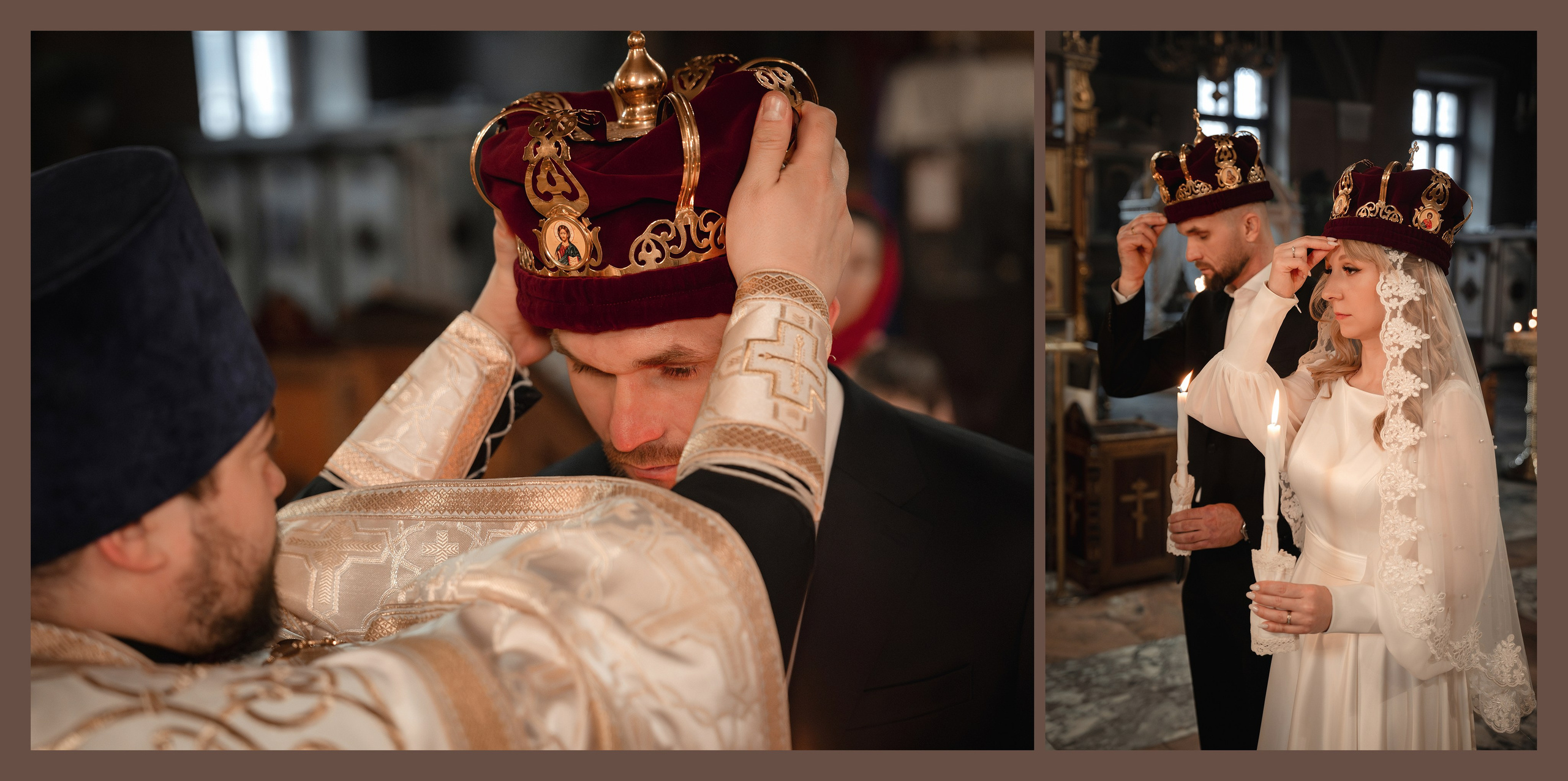 Венчание Дениса и Натальи. Фото- и видеосъёмка крещения и венчания. Фотограф на крещение Москва