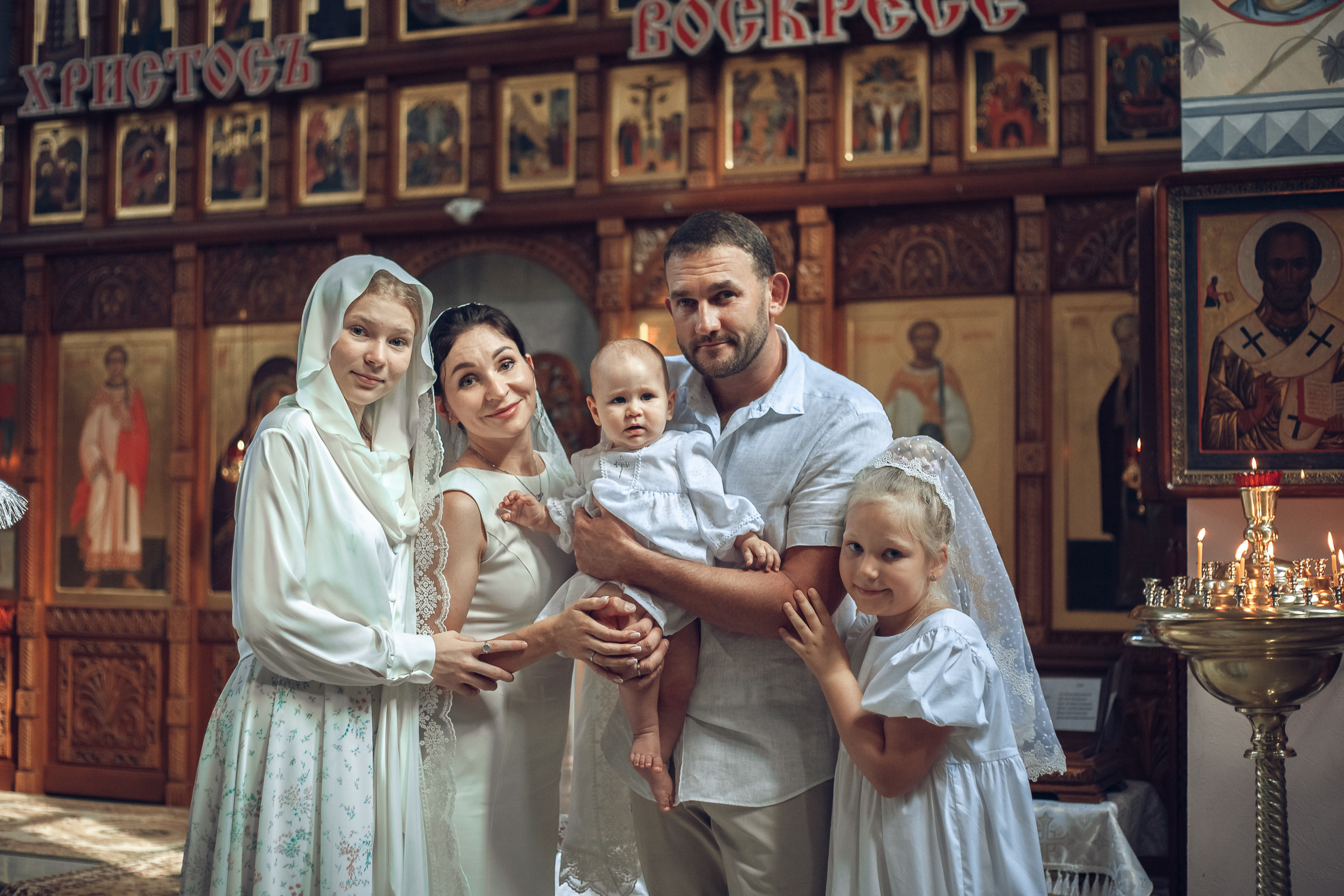 Таинство крещения девочки Есении. Фотограф на крещение и венчание в Самаре и Тольятти Елена Арди