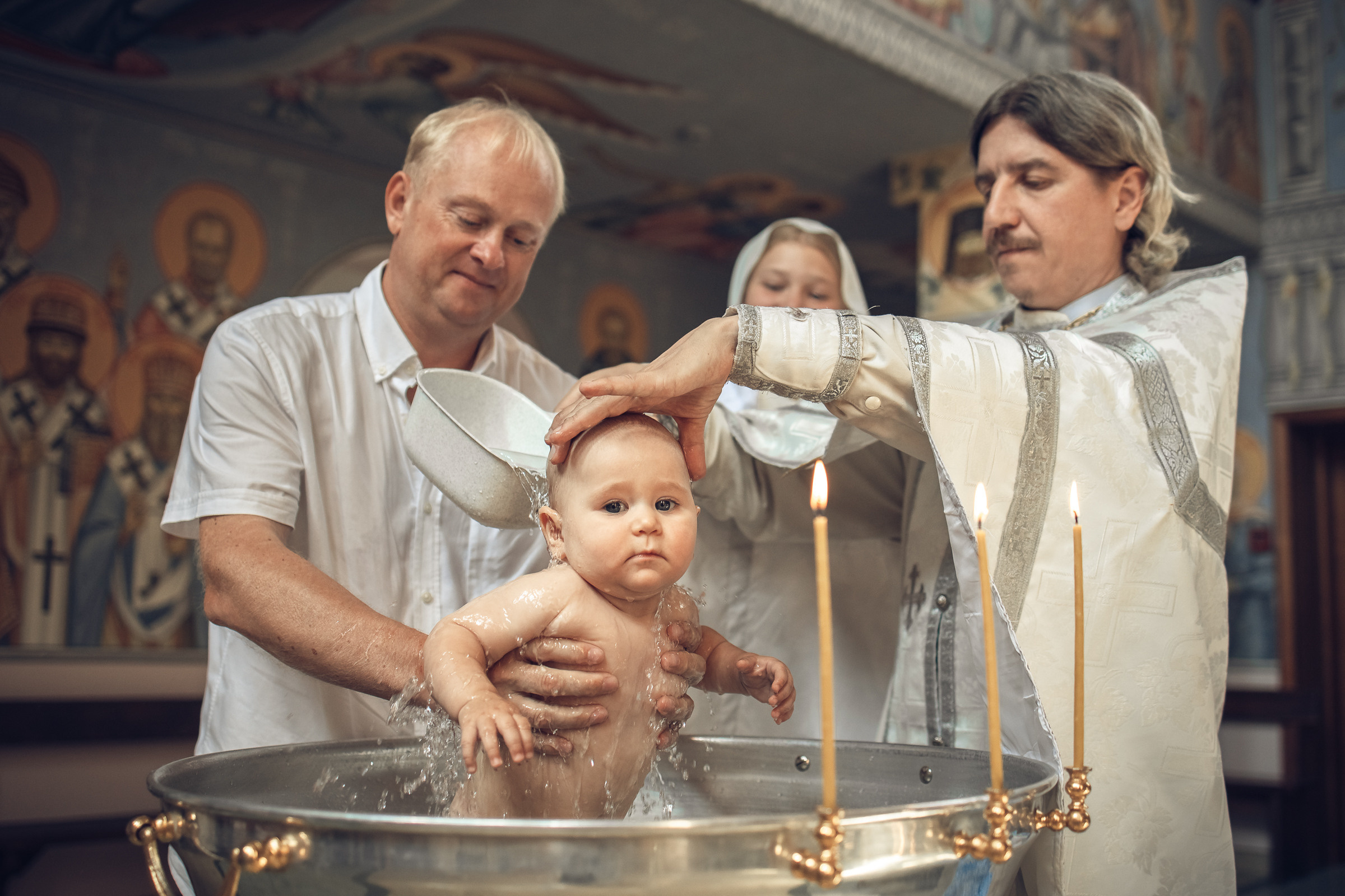 Таинство крещения девочки Есении. Фотограф на крещение и венчание в Самаре и Тольятти Елена Арди