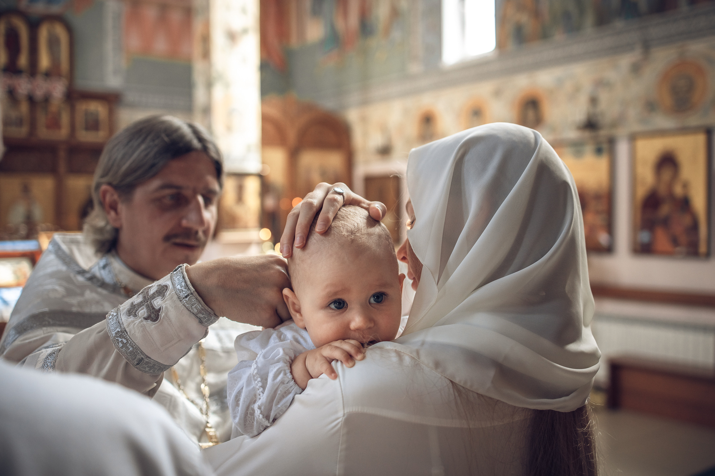 Таинство крещения девочки Есении. Фотограф на крещение и венчание в Самаре и Тольятти Елена Арди