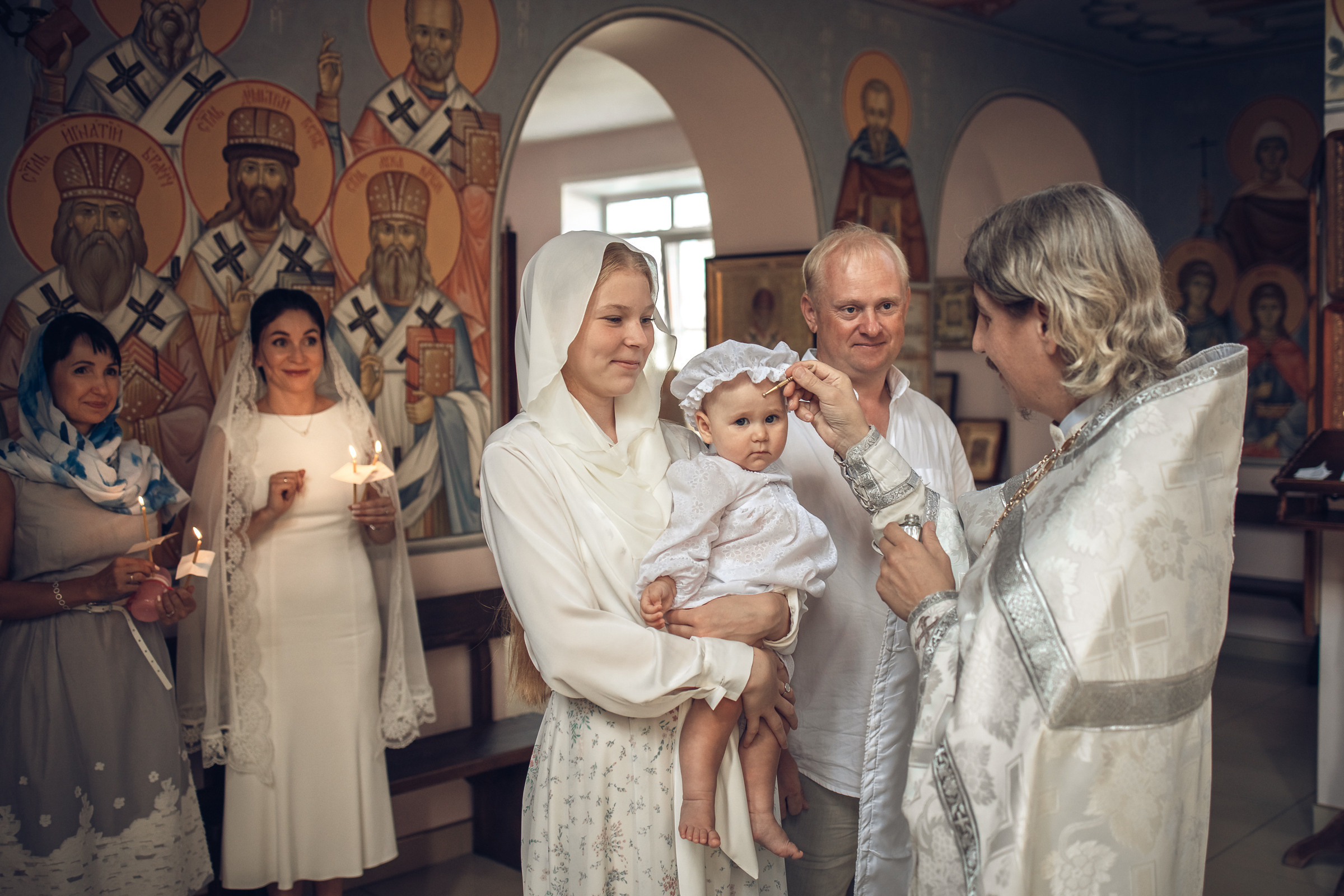 Таинство крещения девочки Есении. Фотограф на крещение и венчание в Самаре и Тольятти Елена Арди