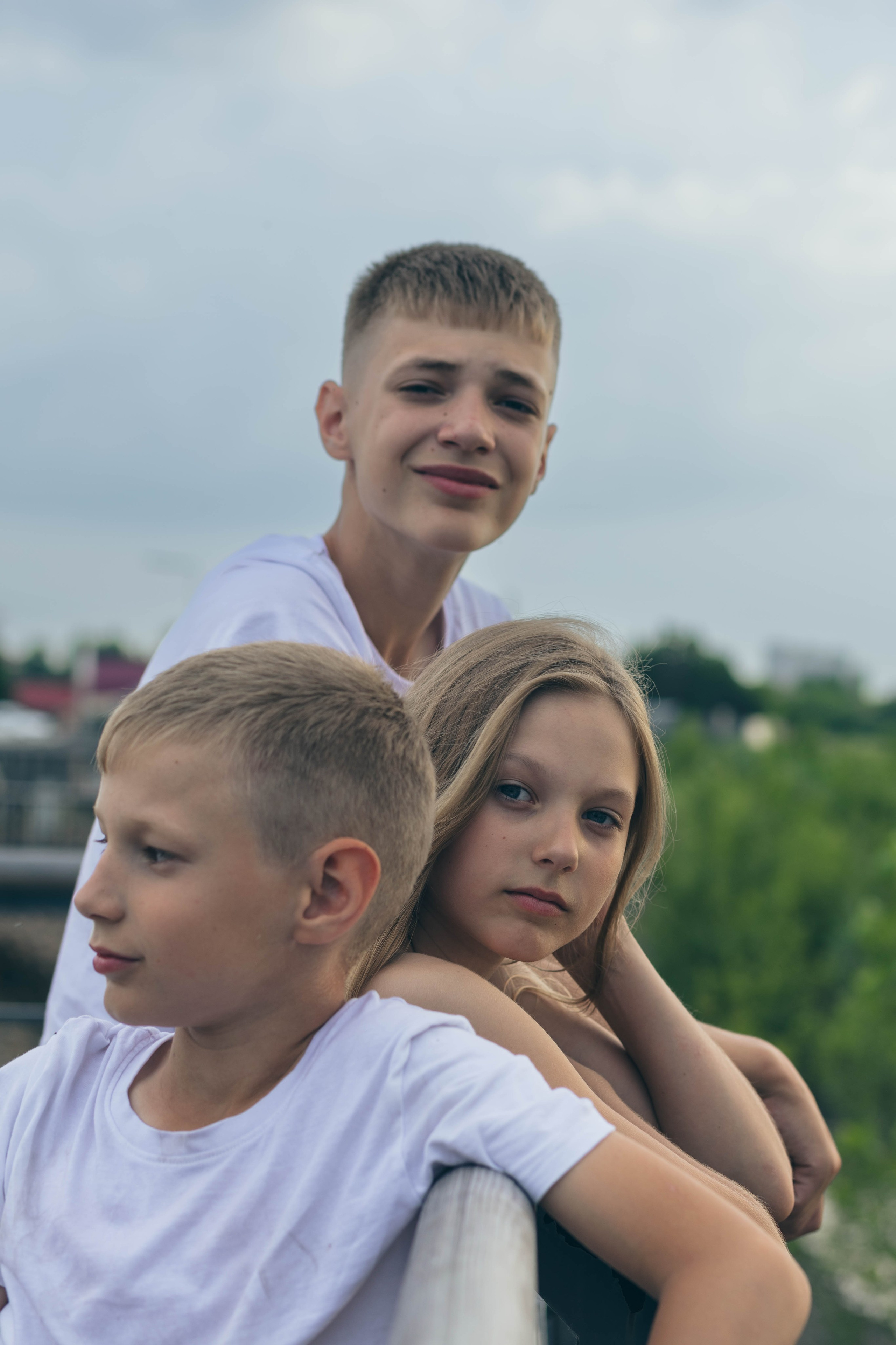Никита, Егор и Виктория. Photo dmfamily