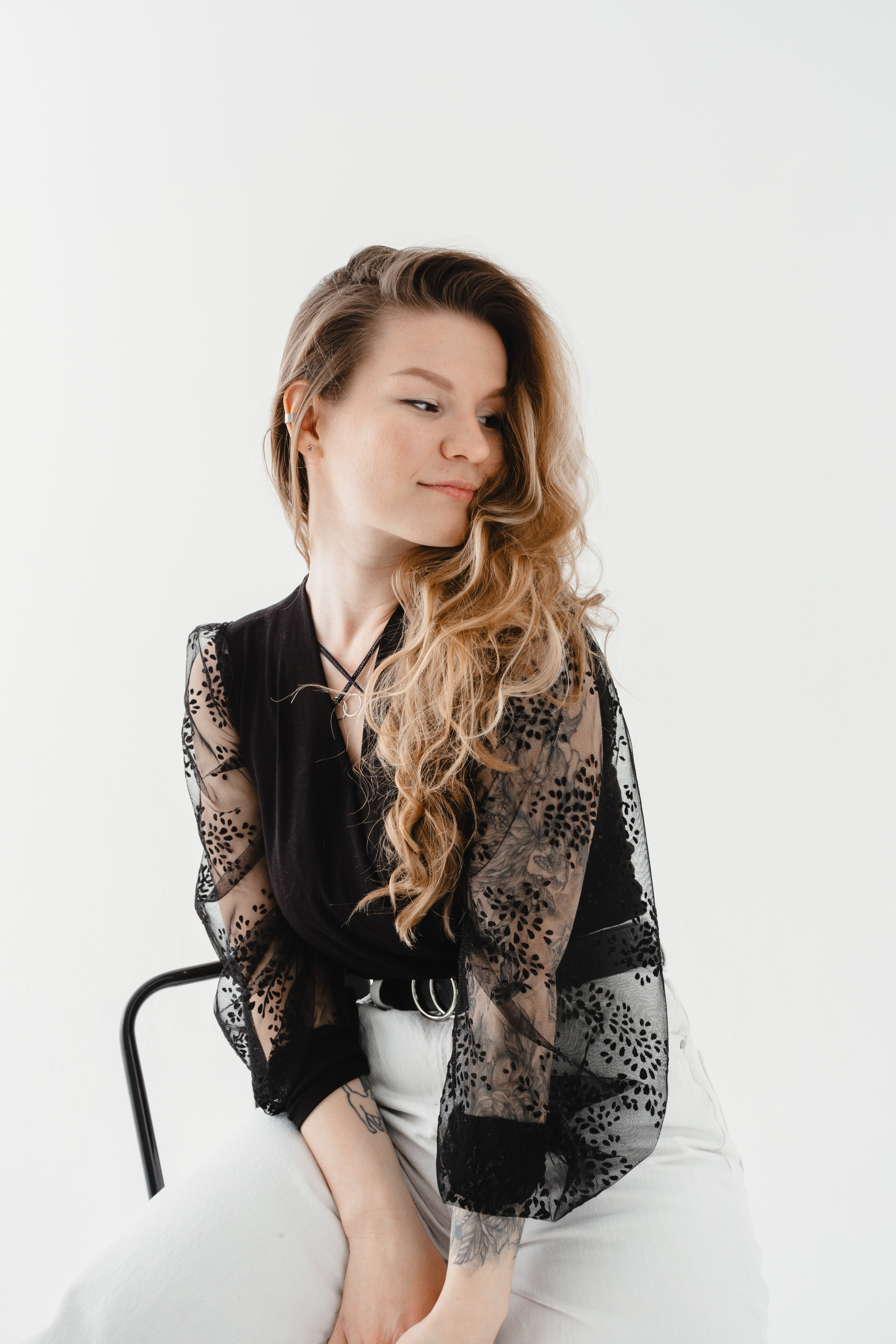 Маша в студии. Портретный и концертный фотограф в Москве Тугарин Александр