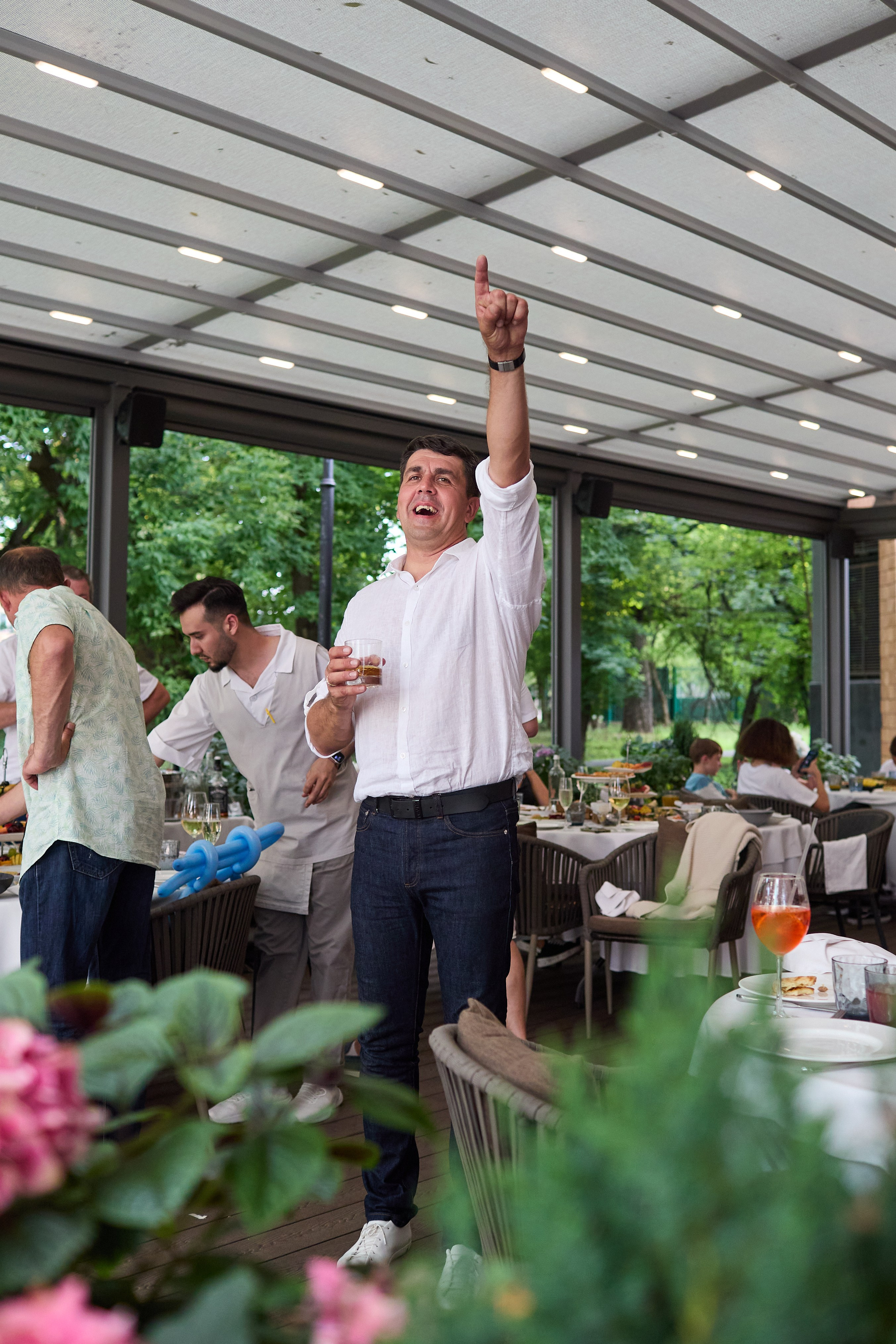 День Рождения 45 лет в ресторане «Ривьера». Александр Осин — корпоративный и семейный фотограф в Москве