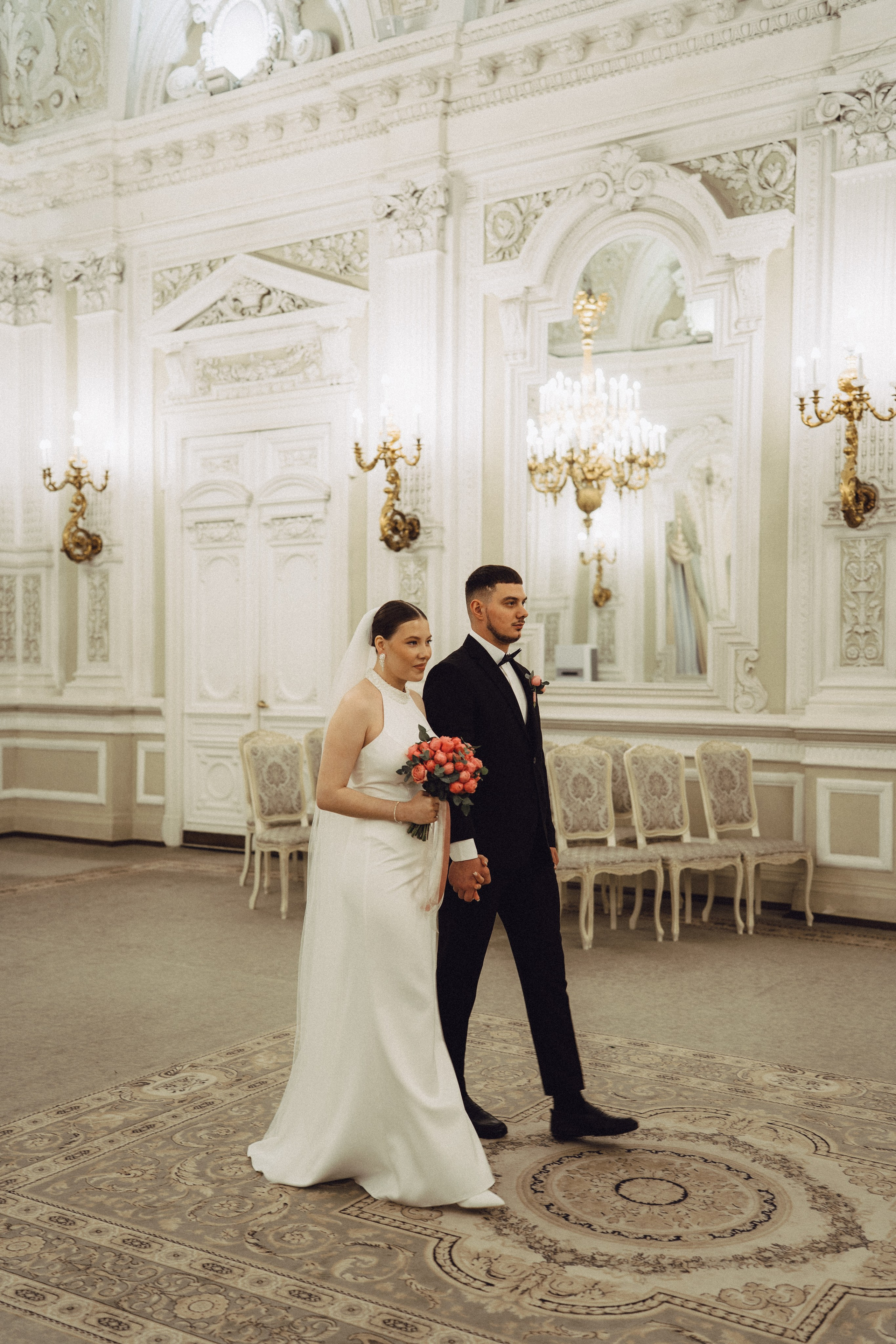 СВАДЕБНАЯ СЬЕМКА В ПЕВОМ ДВОРЦЕ БРАКОСОЧЕТАНИЯ. Профессиональный фотограф, Санкт-Петербург — Виктория Богомолова