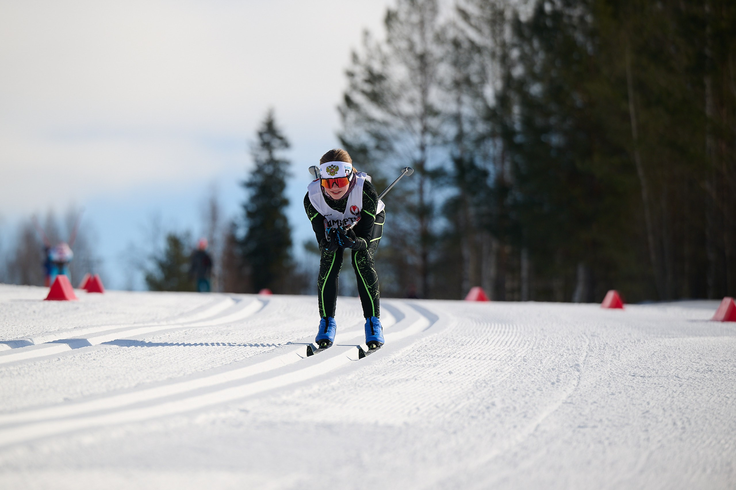 Всероссийские соревнования по лыжным гонкам «Пионерская правда». Ижевс. Спортивный репортажный фотограф в Ижевске Сергей Мерзляков