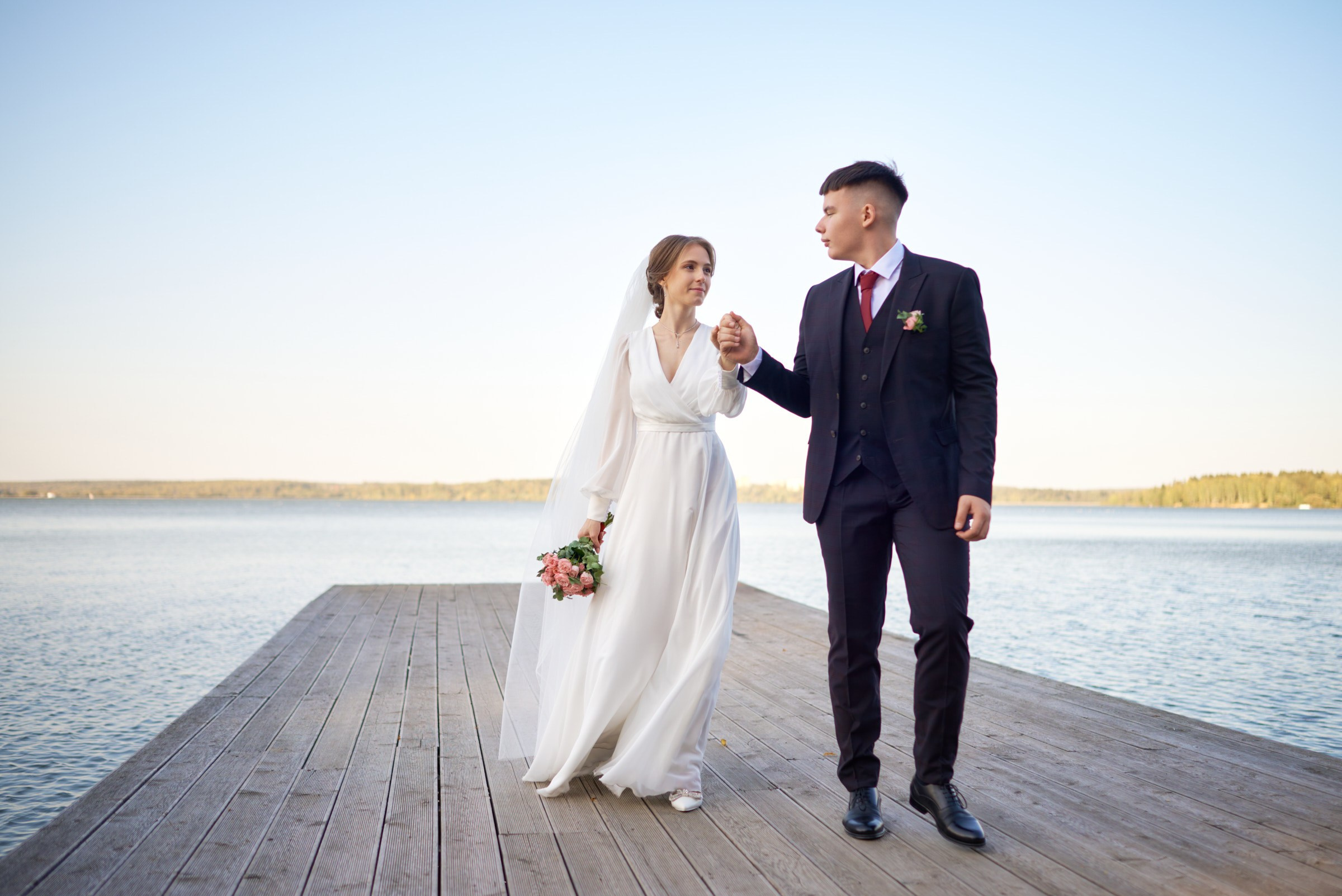 Никита и Настя. Свадебный фотограф, видеограф в Клину, Москве, Зеленограде, Калабушкин