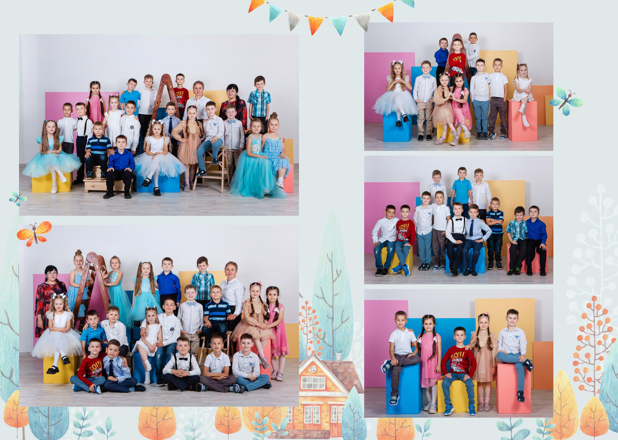 Проект «К Звездам» макет Домик. Фото дети. Выпускные альбомы Нижний Тагил