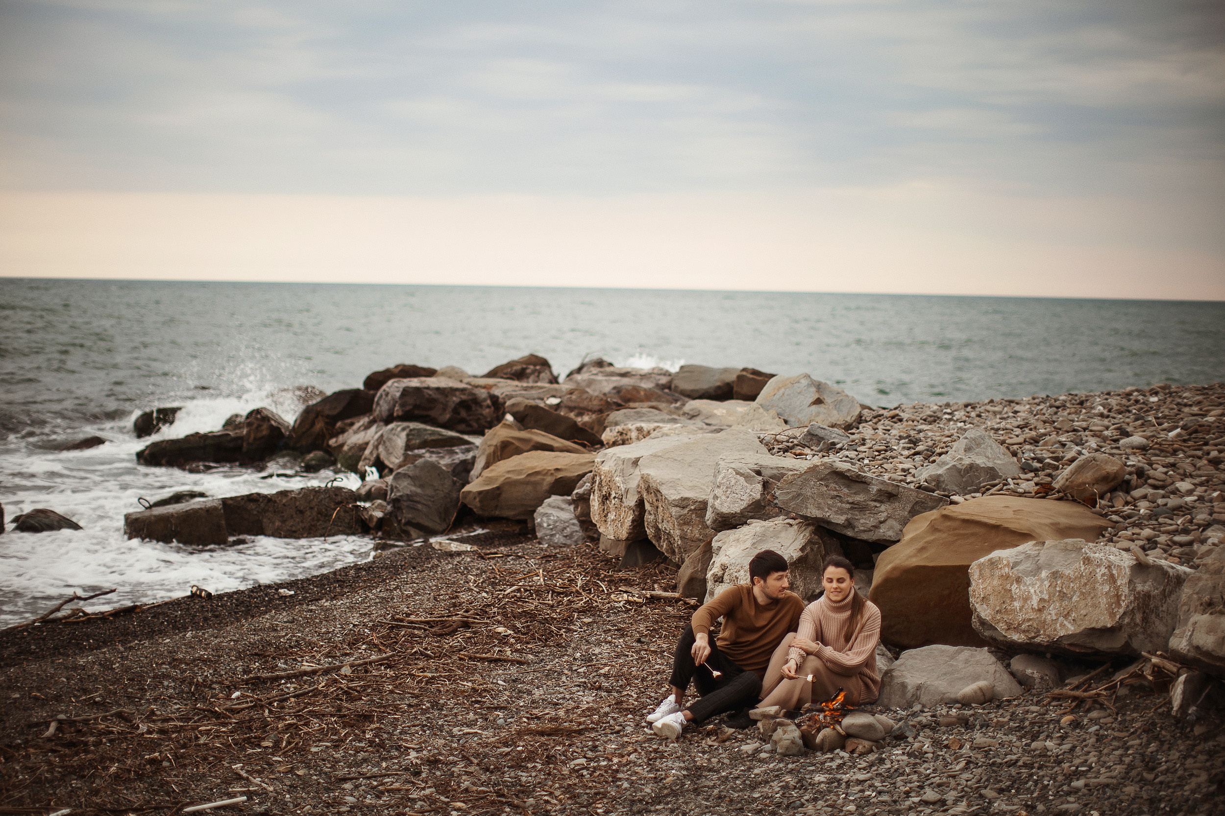Романтическая фотосессия у моря. Свадебный и семейный фотограф в Сочи Денис Вялов