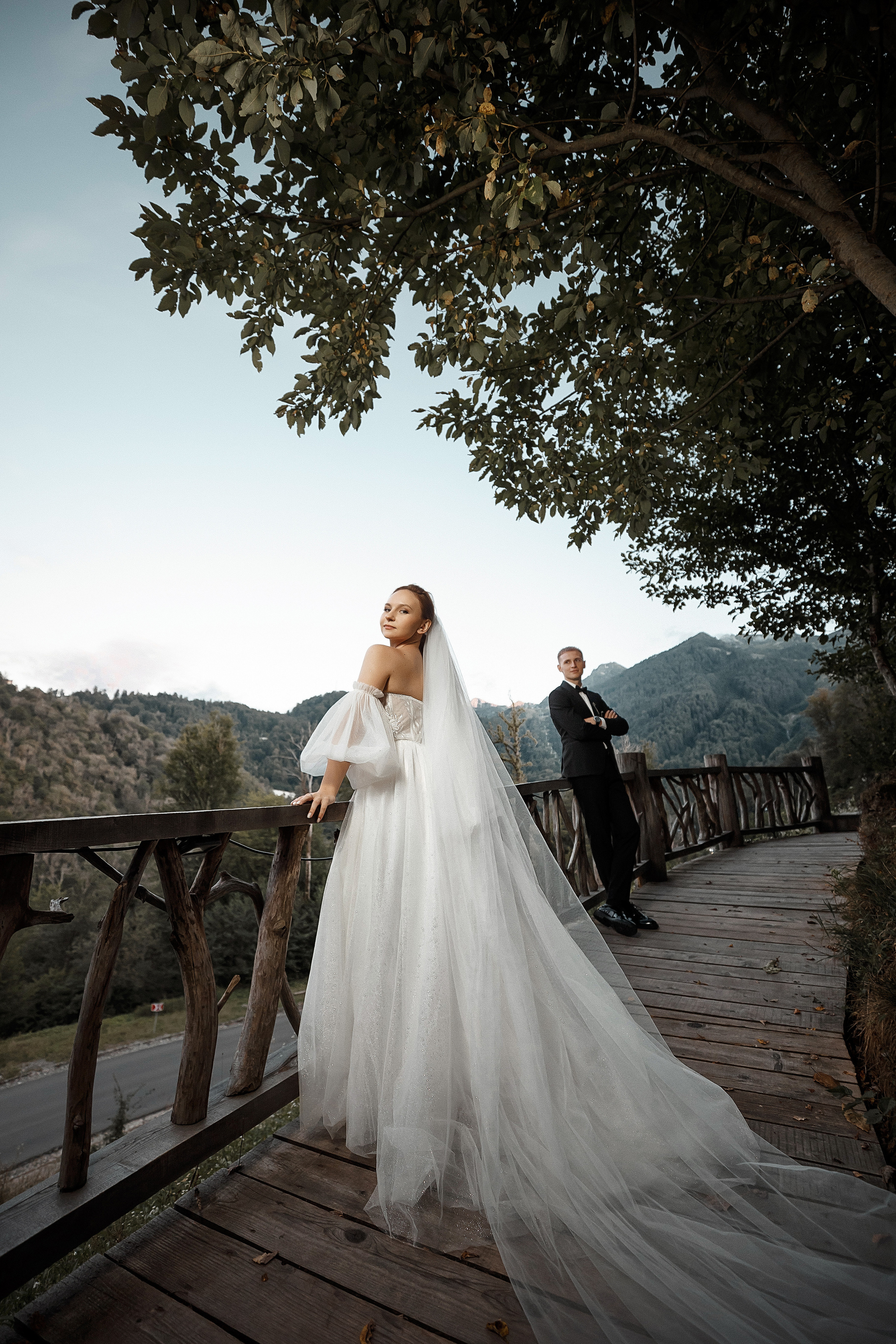 Свадьба в Красной поляне / свадебный фотограф в горах. Свадебный и семейный фотограф в Сочи Денис Вялов