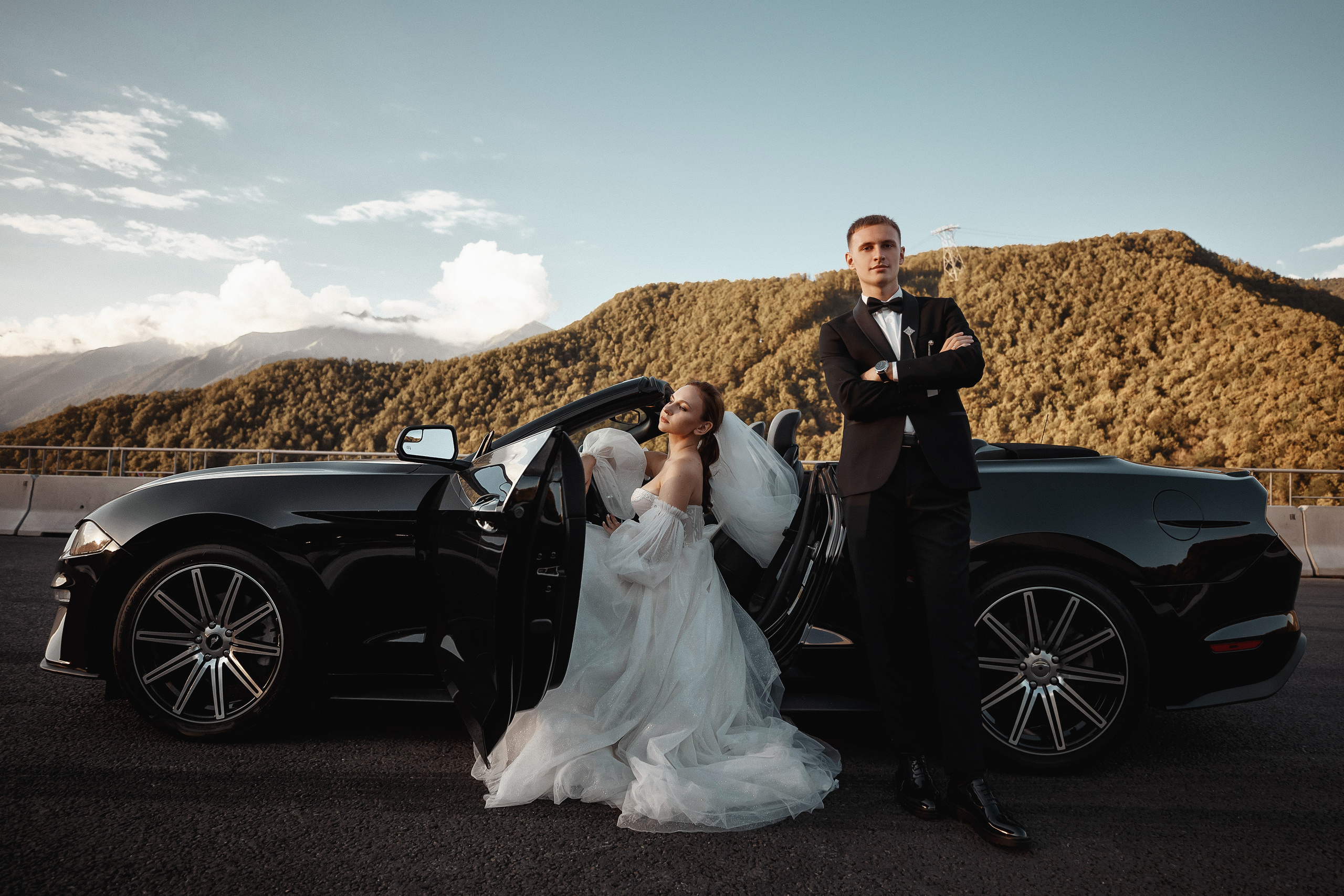 Свадьба в Красной поляне / свадебный фотограф в горах. Свадебный и семейный фотограф в Сочи Денис Вялов