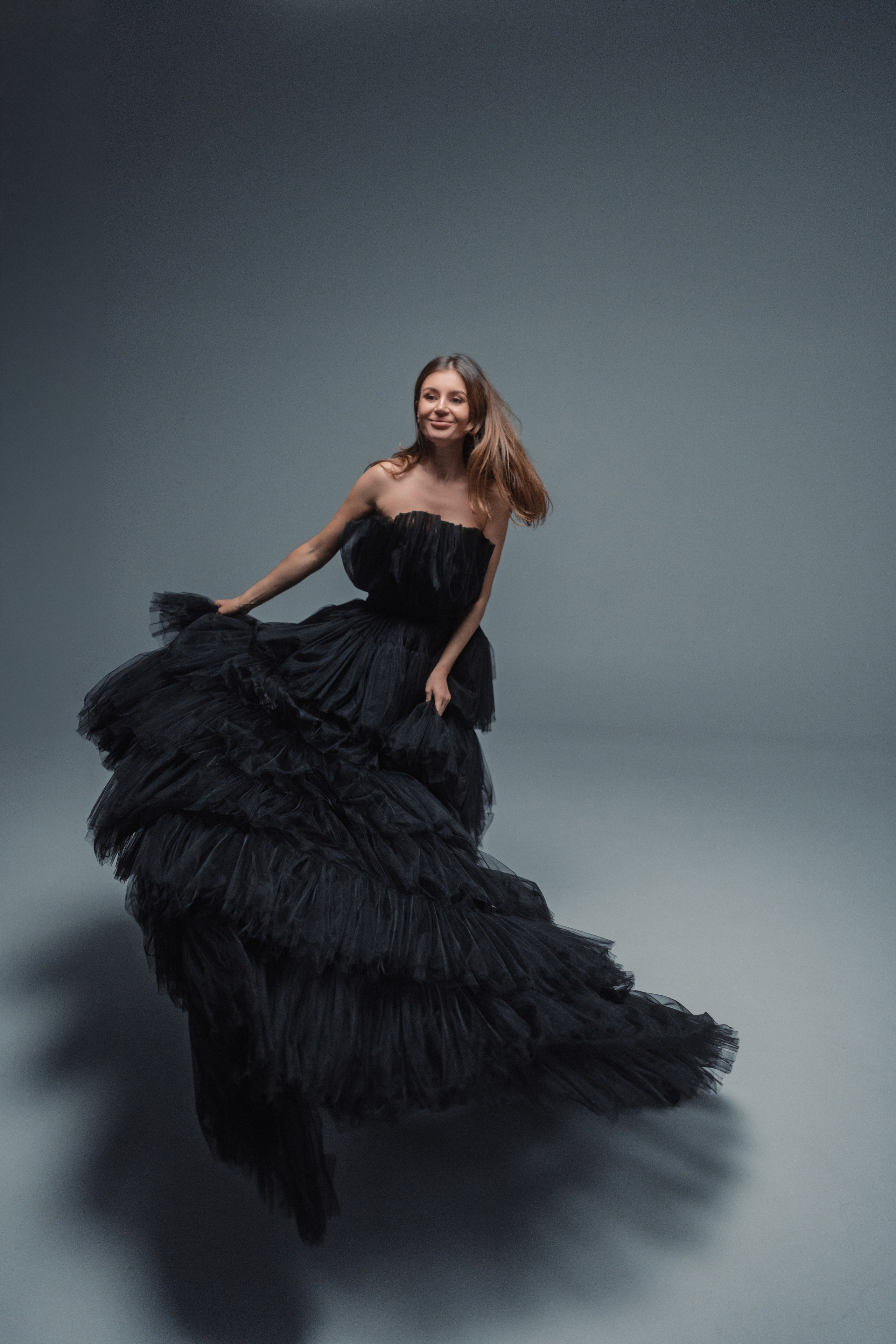 Black Dress — Studio Photo Shoot by Anton Avanzato