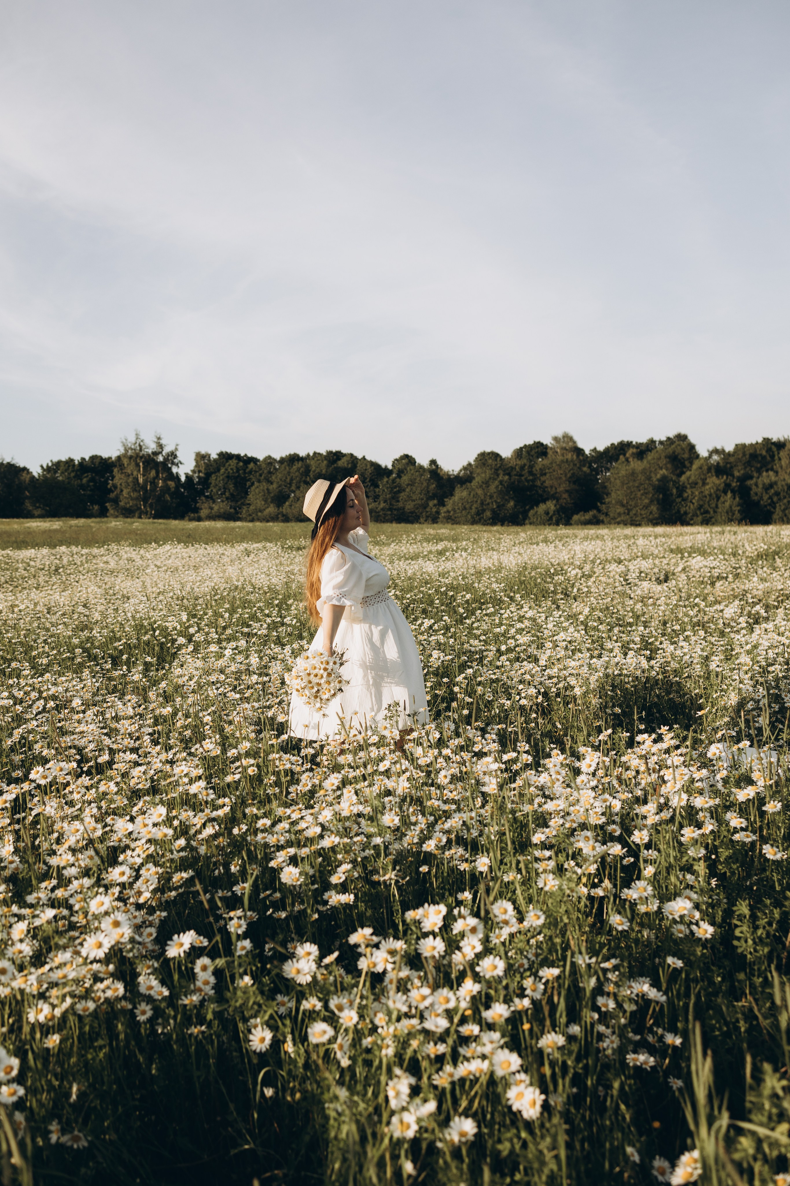 Маша и ромашки. Семейный фотограф в Москве Виктория Ястребинская