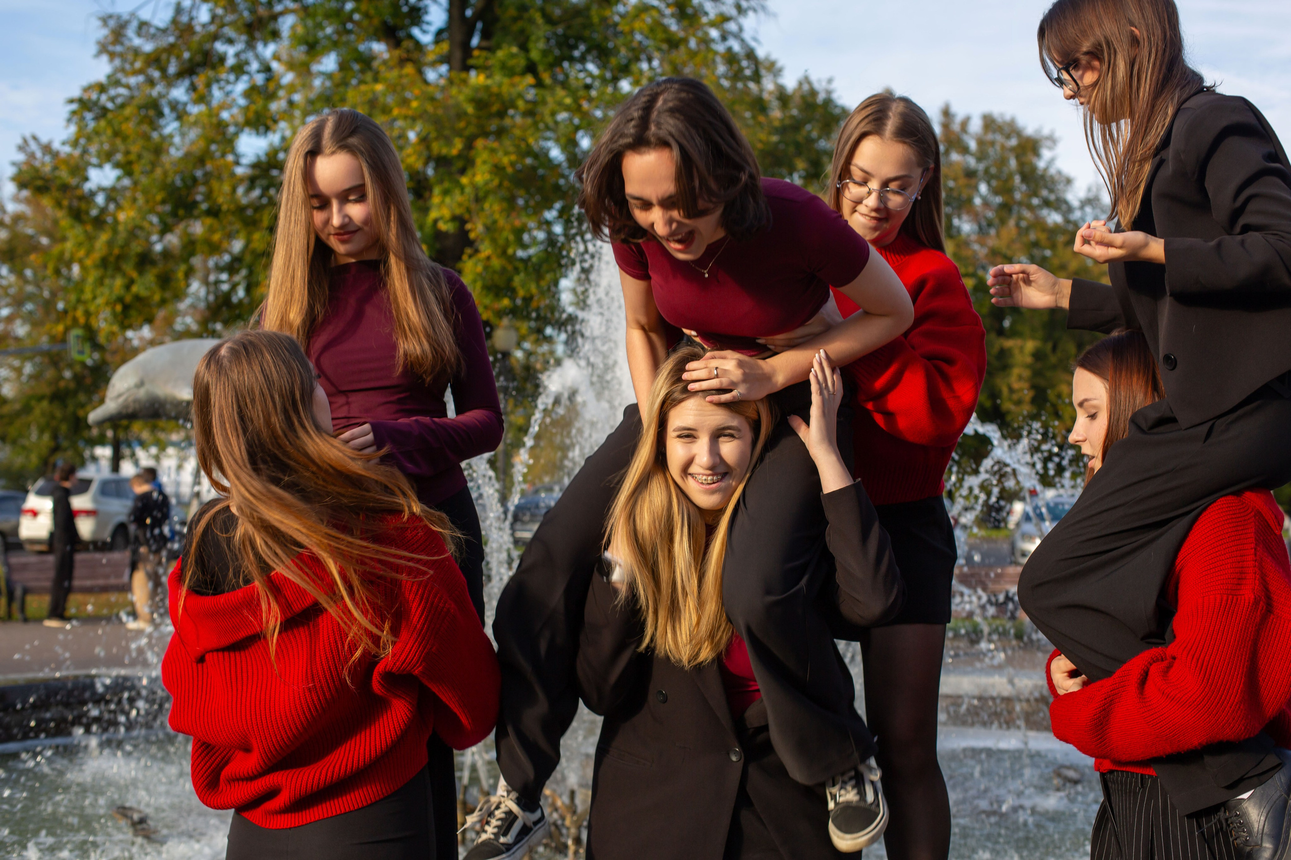 Осенняя фотосессия в парке. Семейный и детский фотограф Анна Петракова