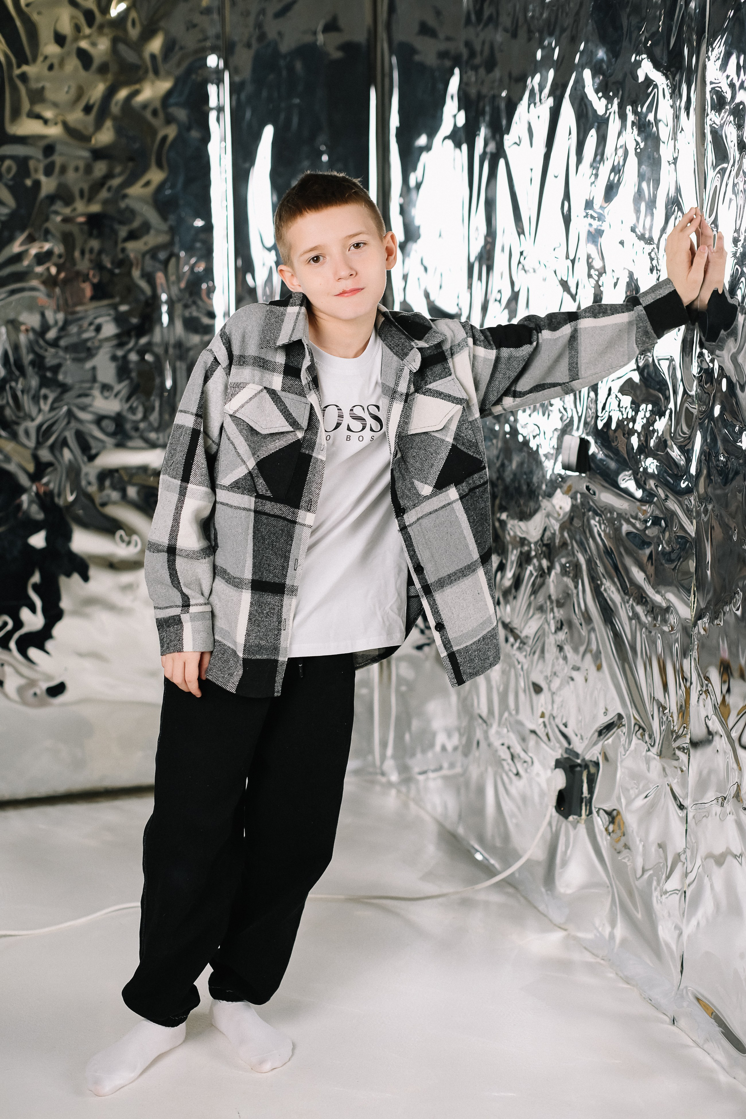 Александра с детьми