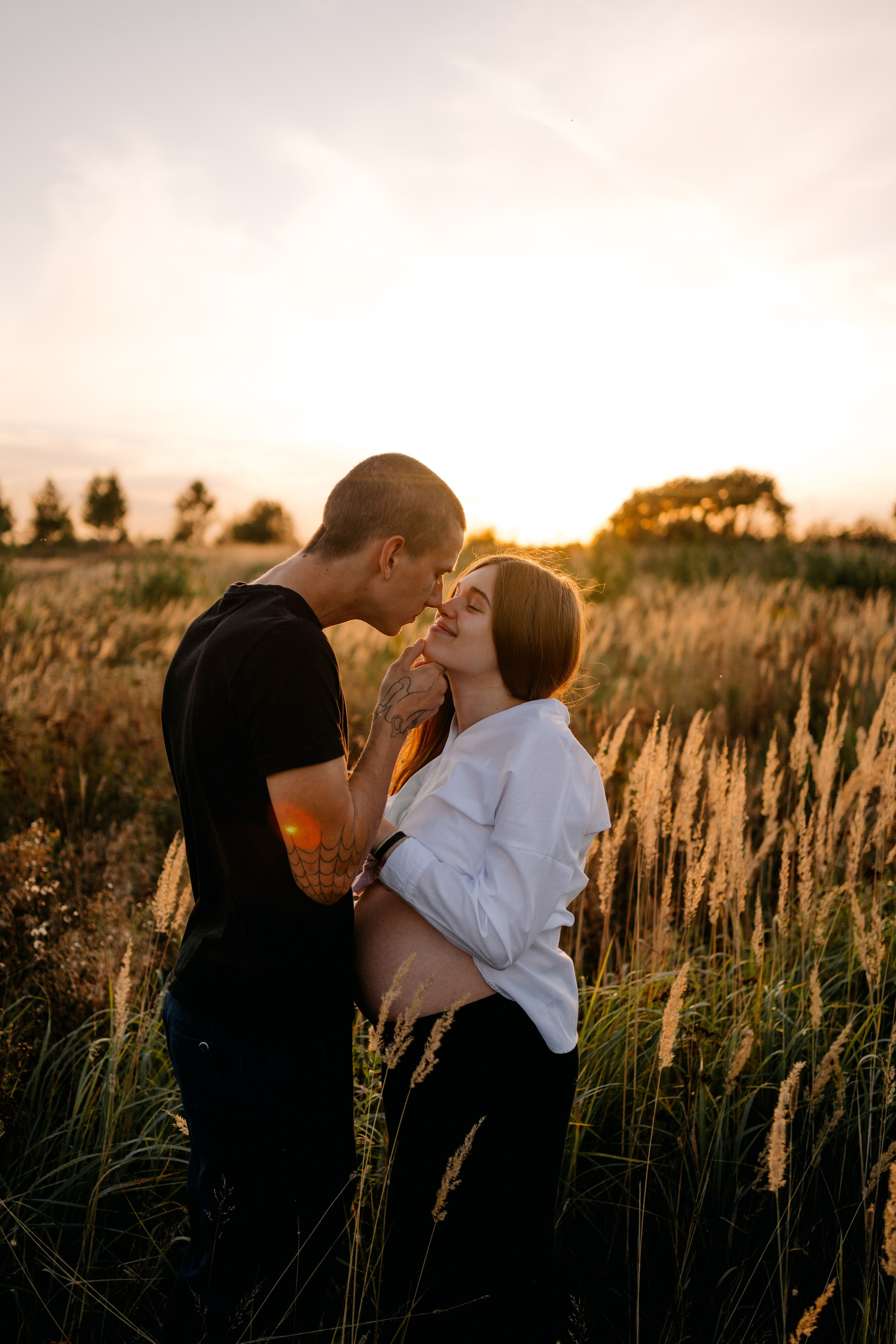 Фотосессия беременности на природе. Семейный фотограф в Москве и в Домодедово Екатерина Патракова