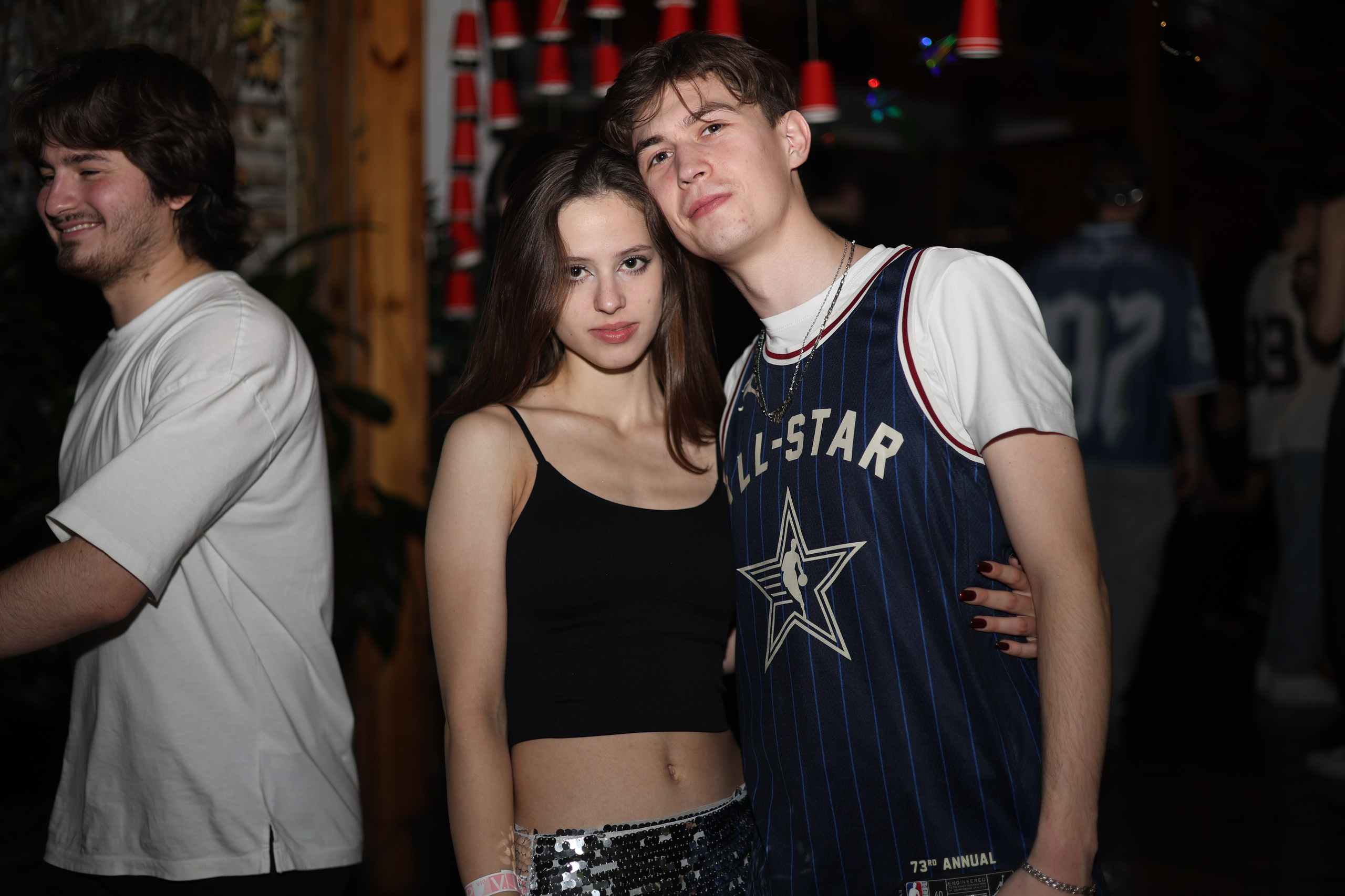 Student american-style party. Mintonov's Film Studio