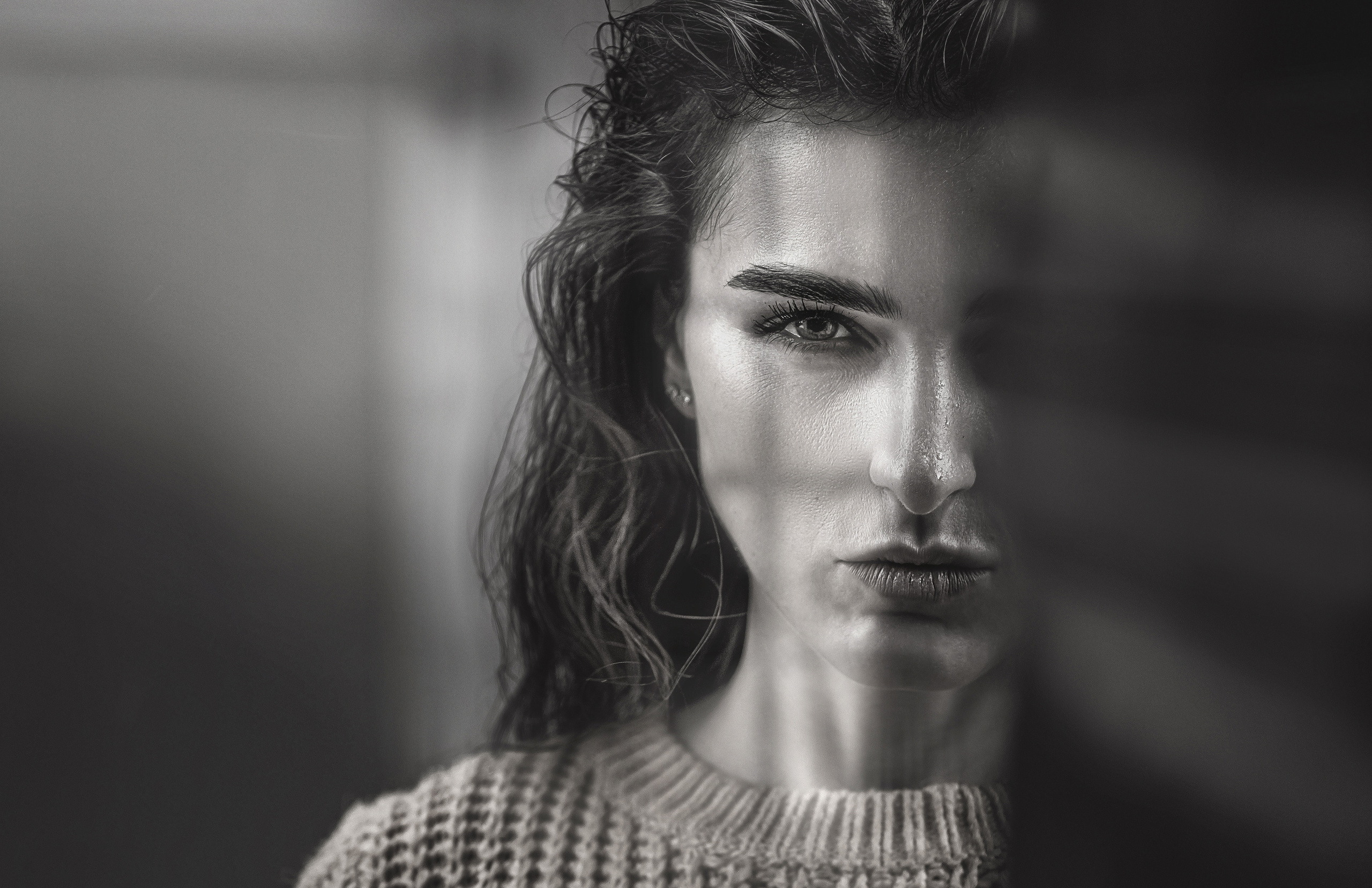 самое крутое черно белое фото  фотография в чб портрет фешен сьемка для журналов модная фотография 