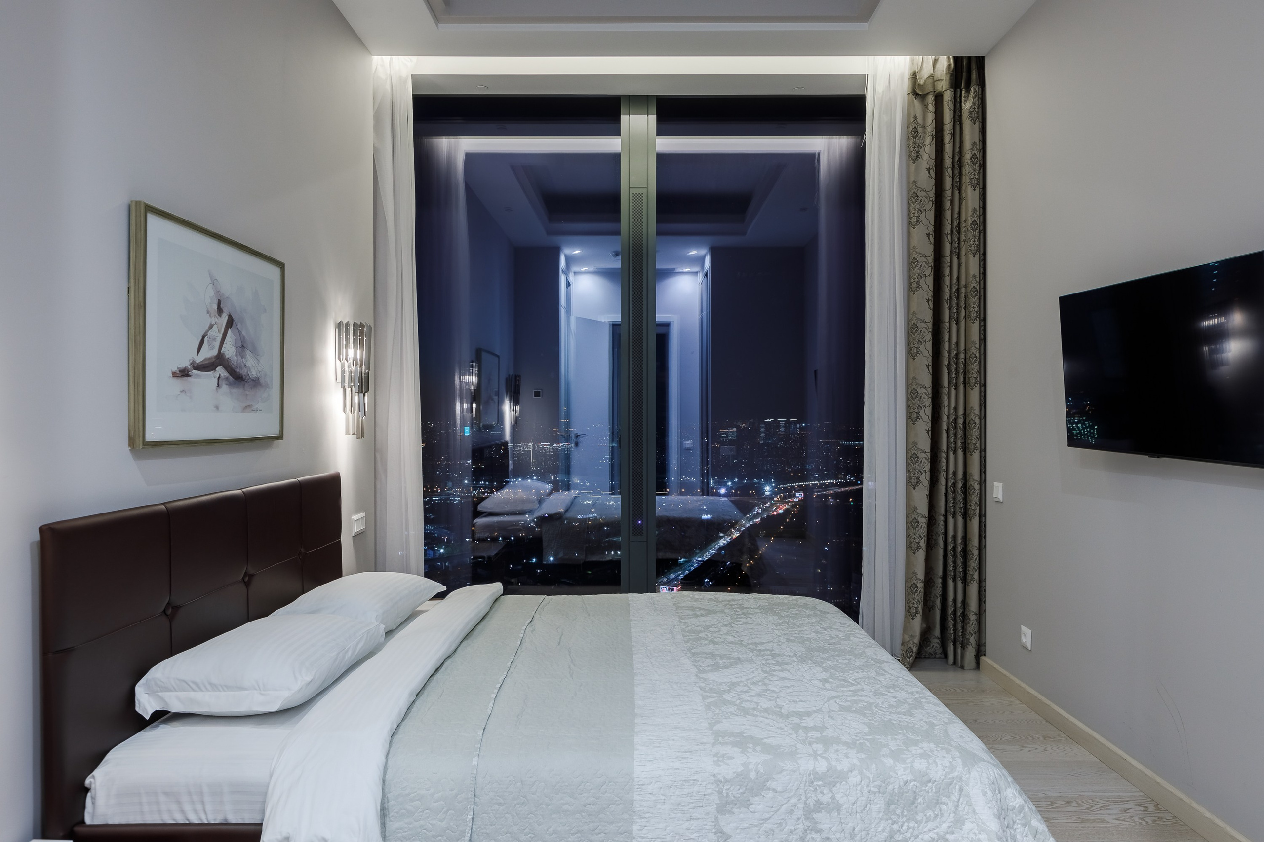 Апартаменты в башне Нева. Интерьерный фотограф в Москве Роман Потапов