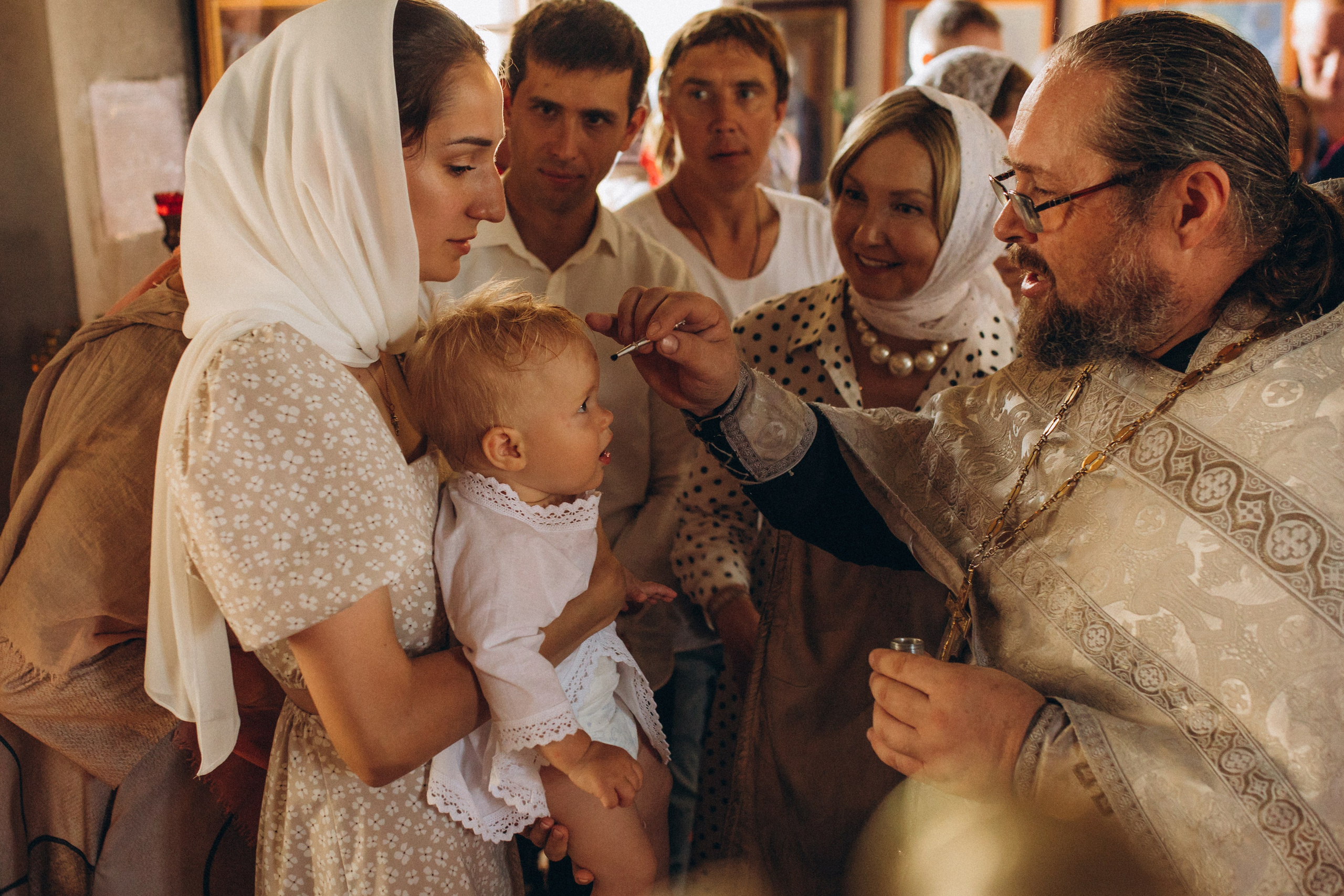 Крещение Марии. Семейный фотограф в Обнинске