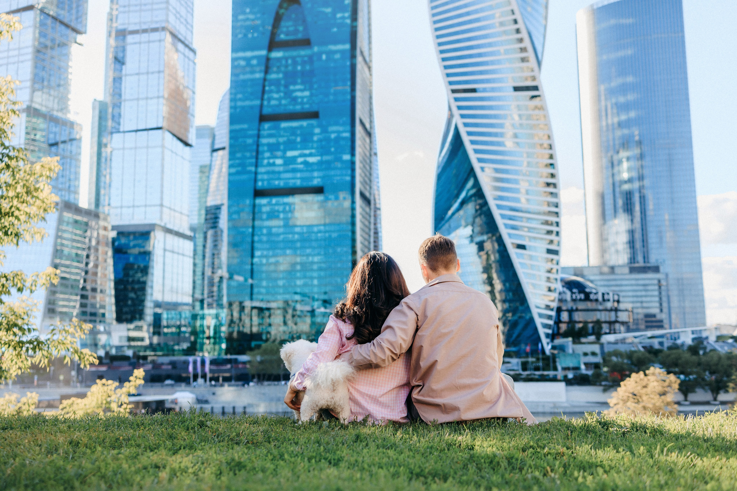 Марина, Данил и Бруно. Фотограф-анималист Елена Радченко, Москва