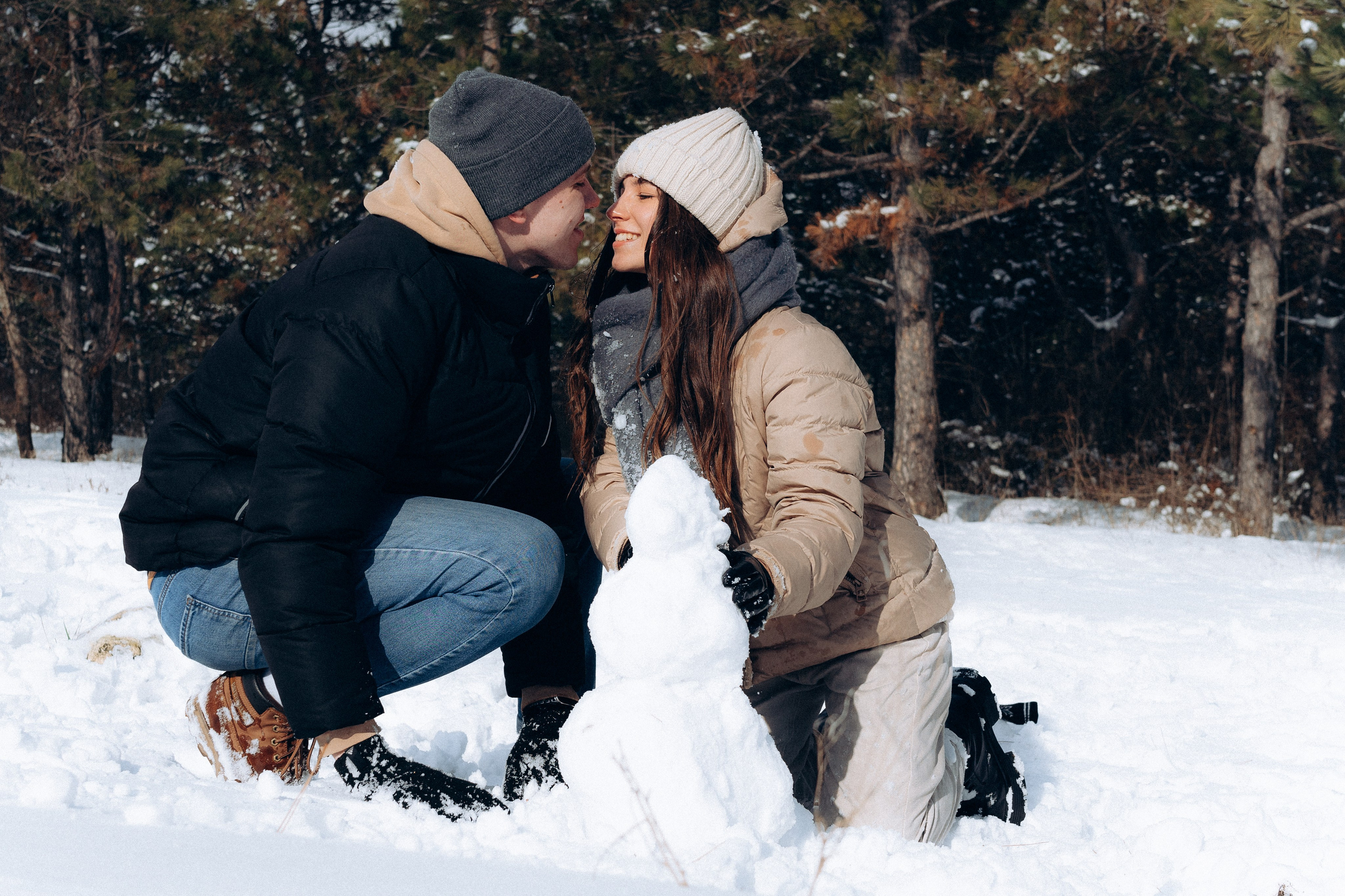 Саша и Даня | Снежный денек. Портретный свадебный фотограф Крым | Евгения Щитенко