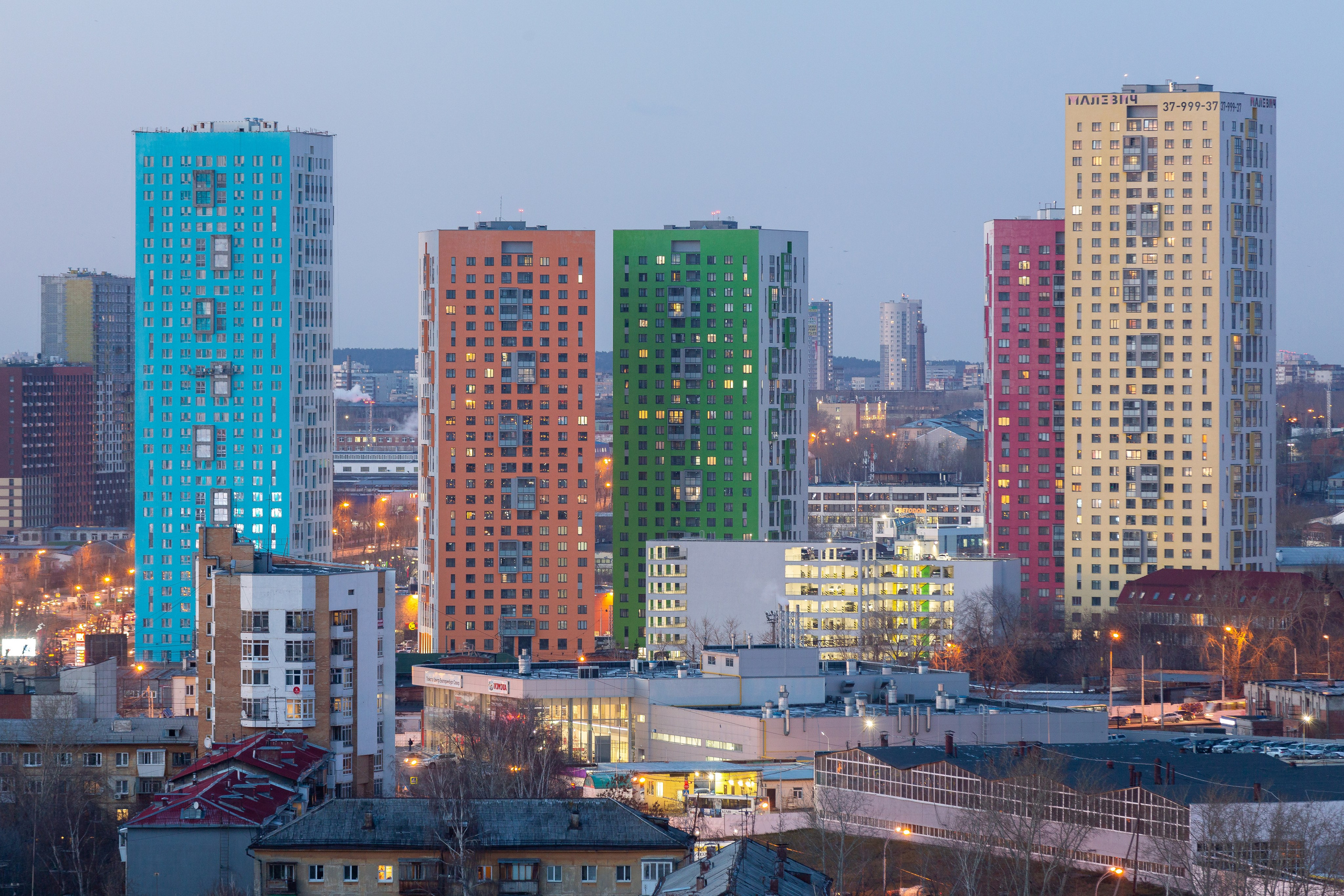 Жилой комплекс Малевич. Фотограф Алексей Зарецкий