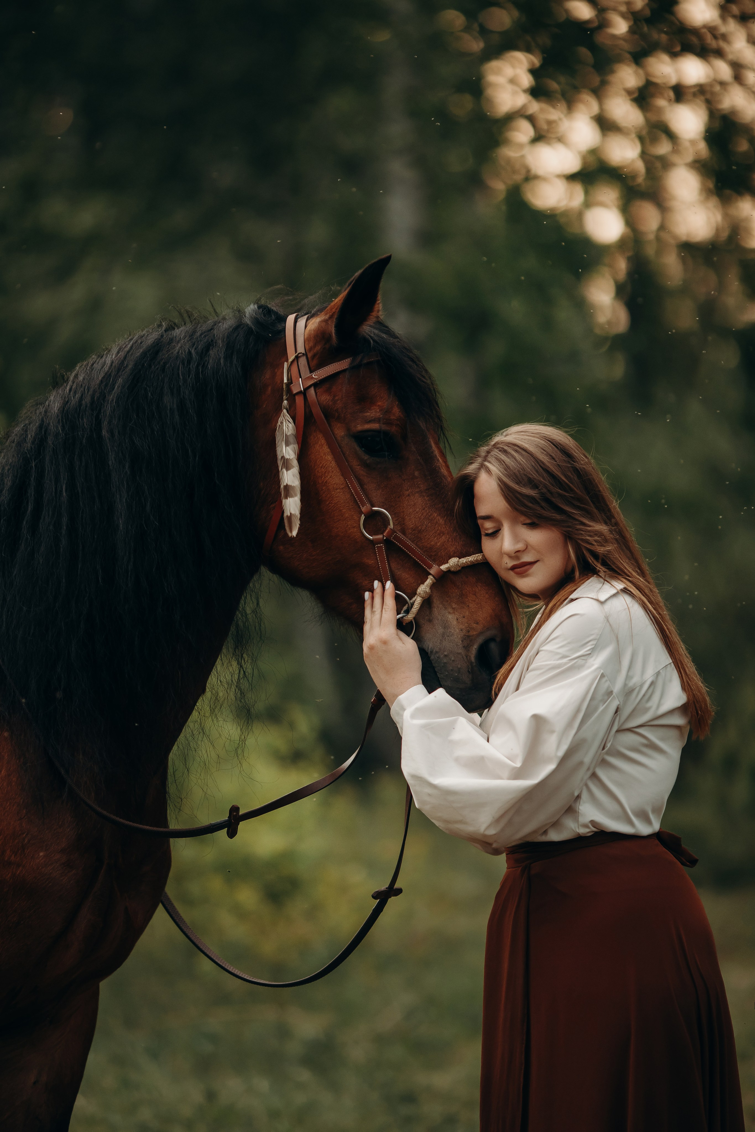 Ксения и Талисман. Анна Молчанова конный фотограф в Тюмени | фотосессии с лошадьми Тюмень