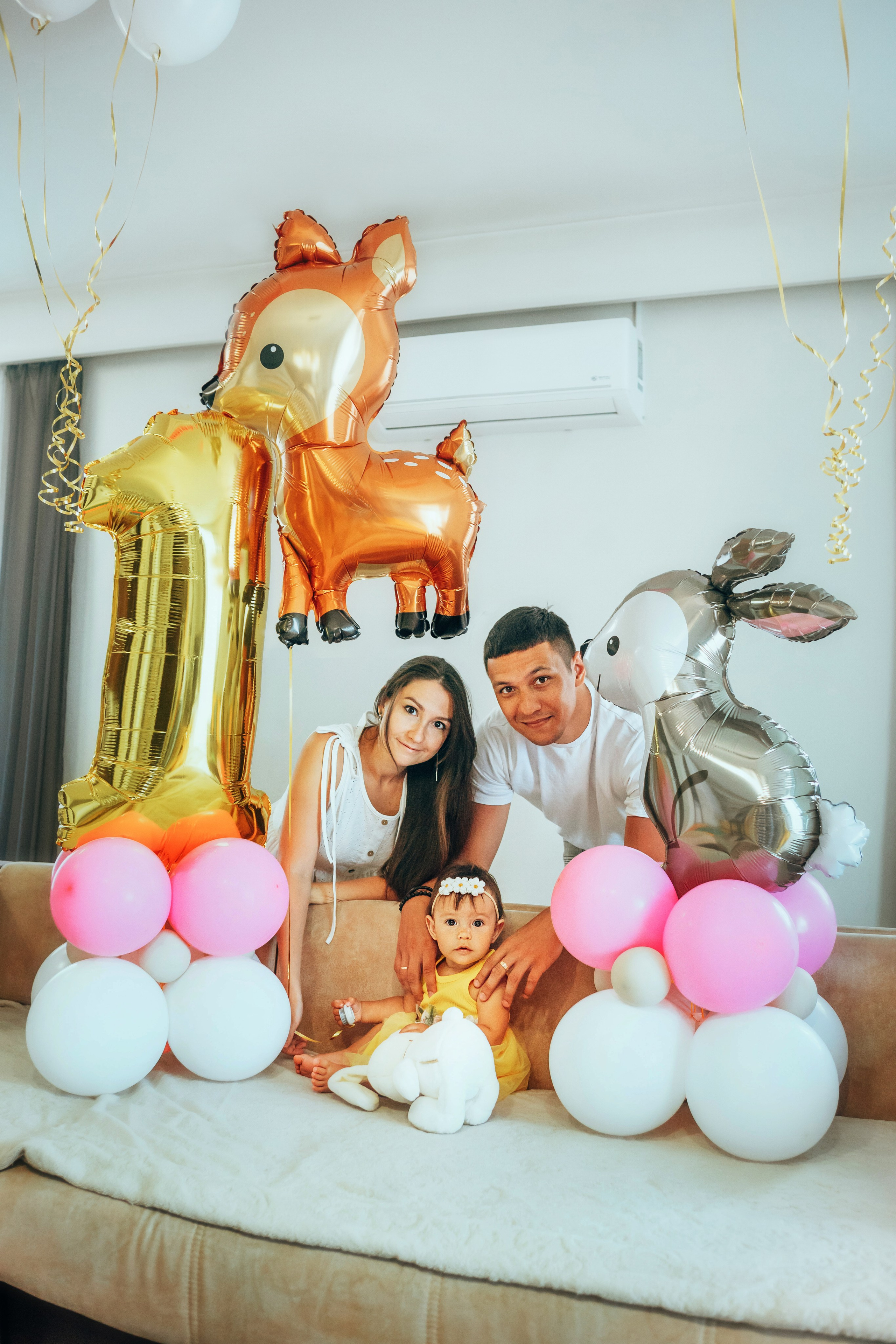 Первый День Рождения Вики. Семейный и детский фотограф в г. Новосибирске Макеева Анастасия