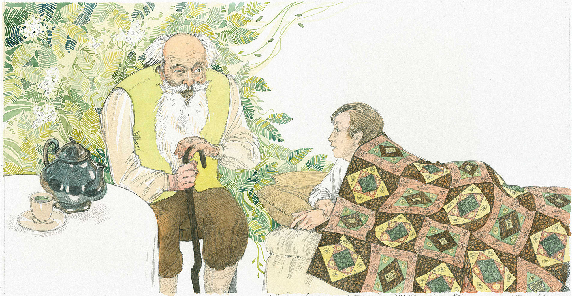 Г. Х. Андерсен «Бузинная матушка». Художник Анна Хопта