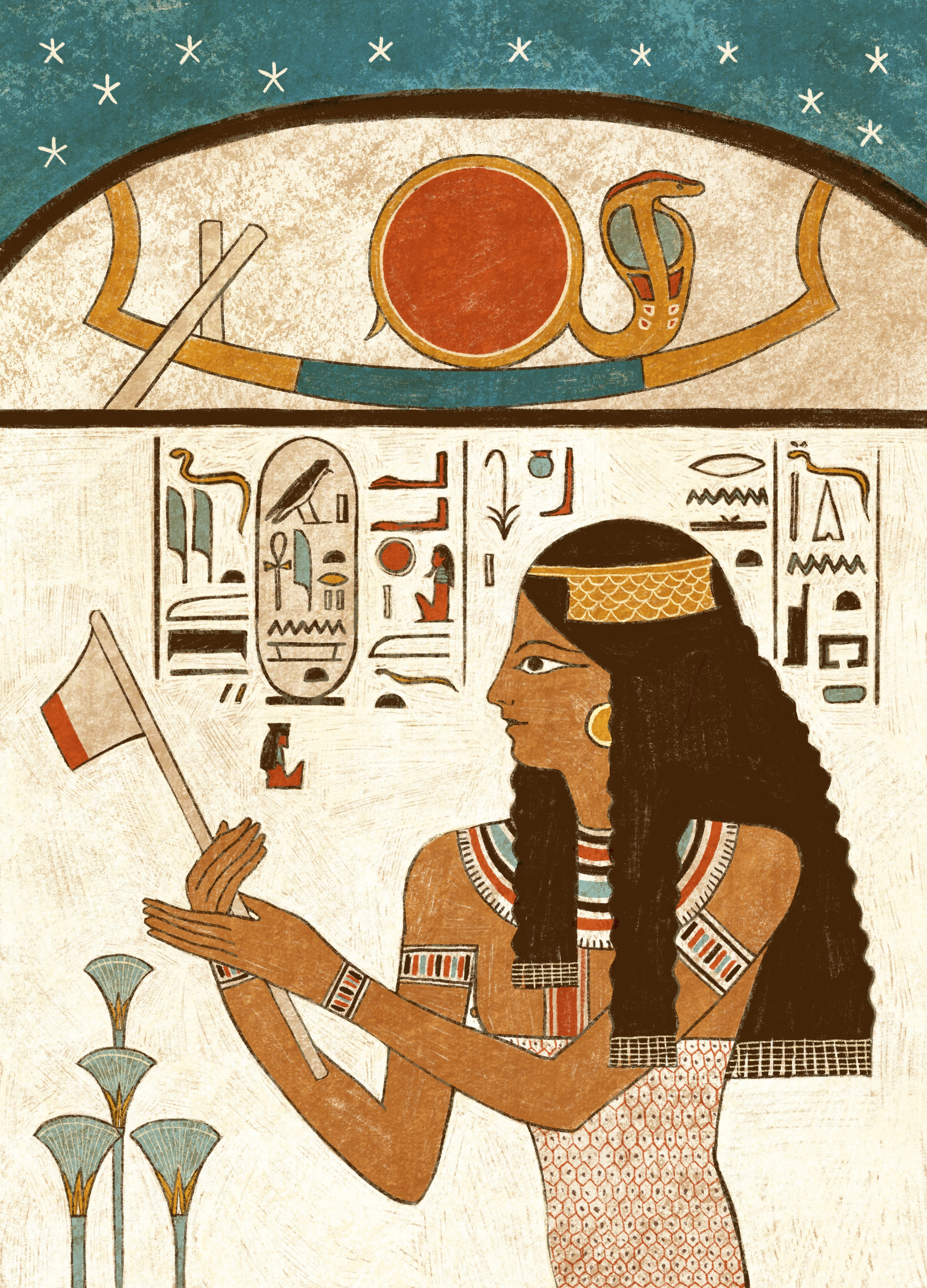 Сказки и повести Древнего Египта. Художник Анна Хопта