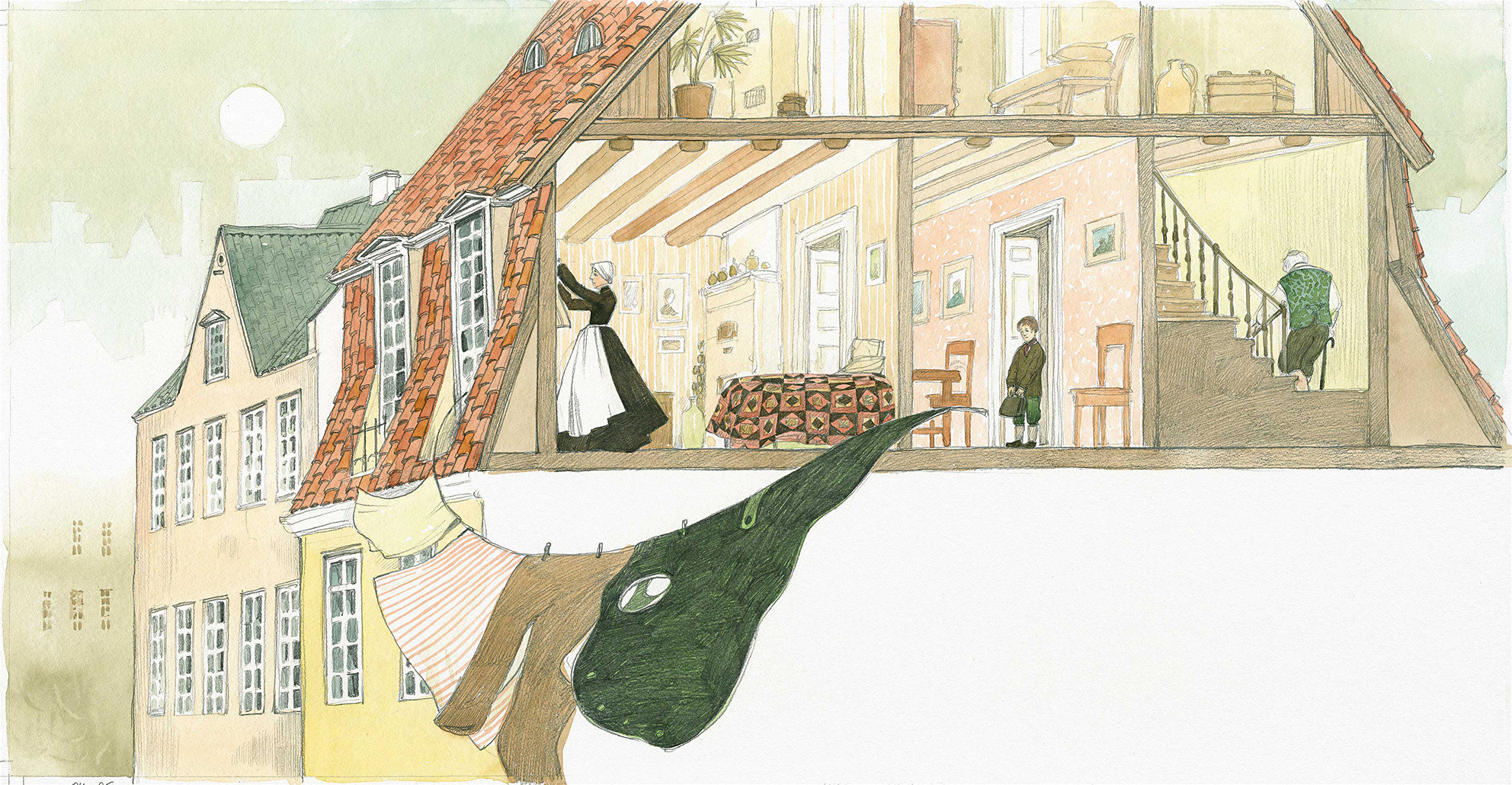 Г. Х. Андерсен «Бузинная матушка». Художник Анна Хопта