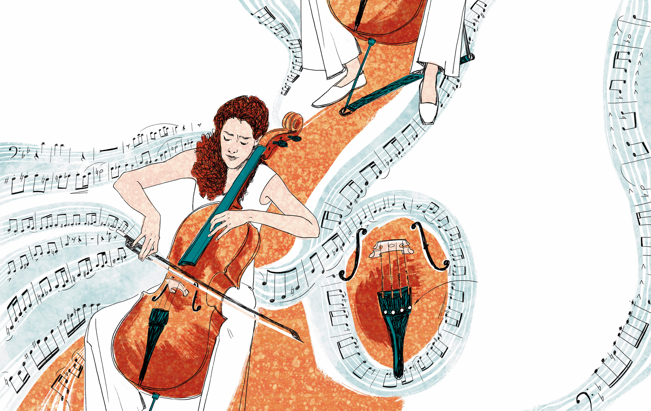 А.Хопта «Нарисованный оркестр». Художник Анна Хопта