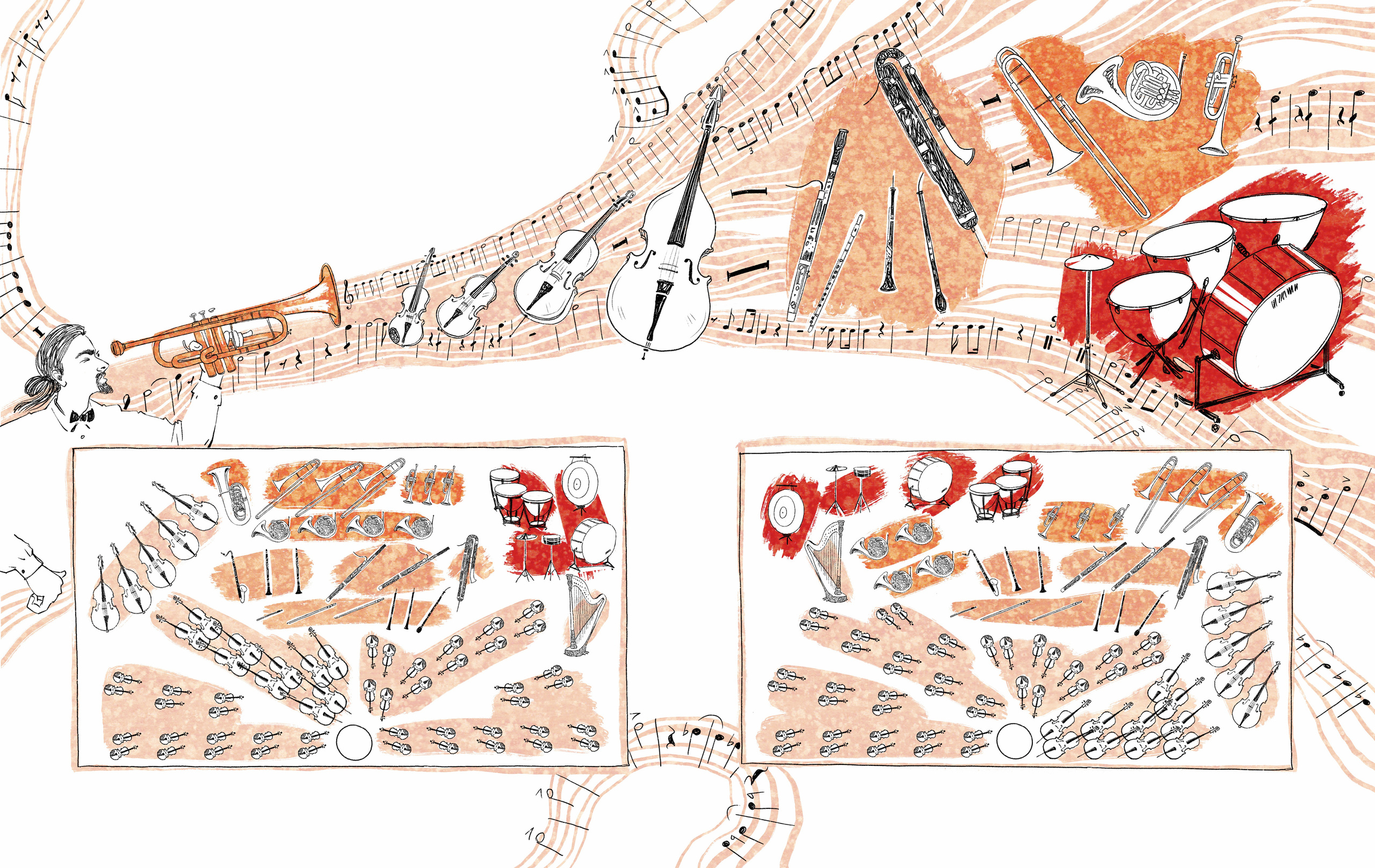 А.Хопта «Нарисованный оркестр». Художник Анна Хопта