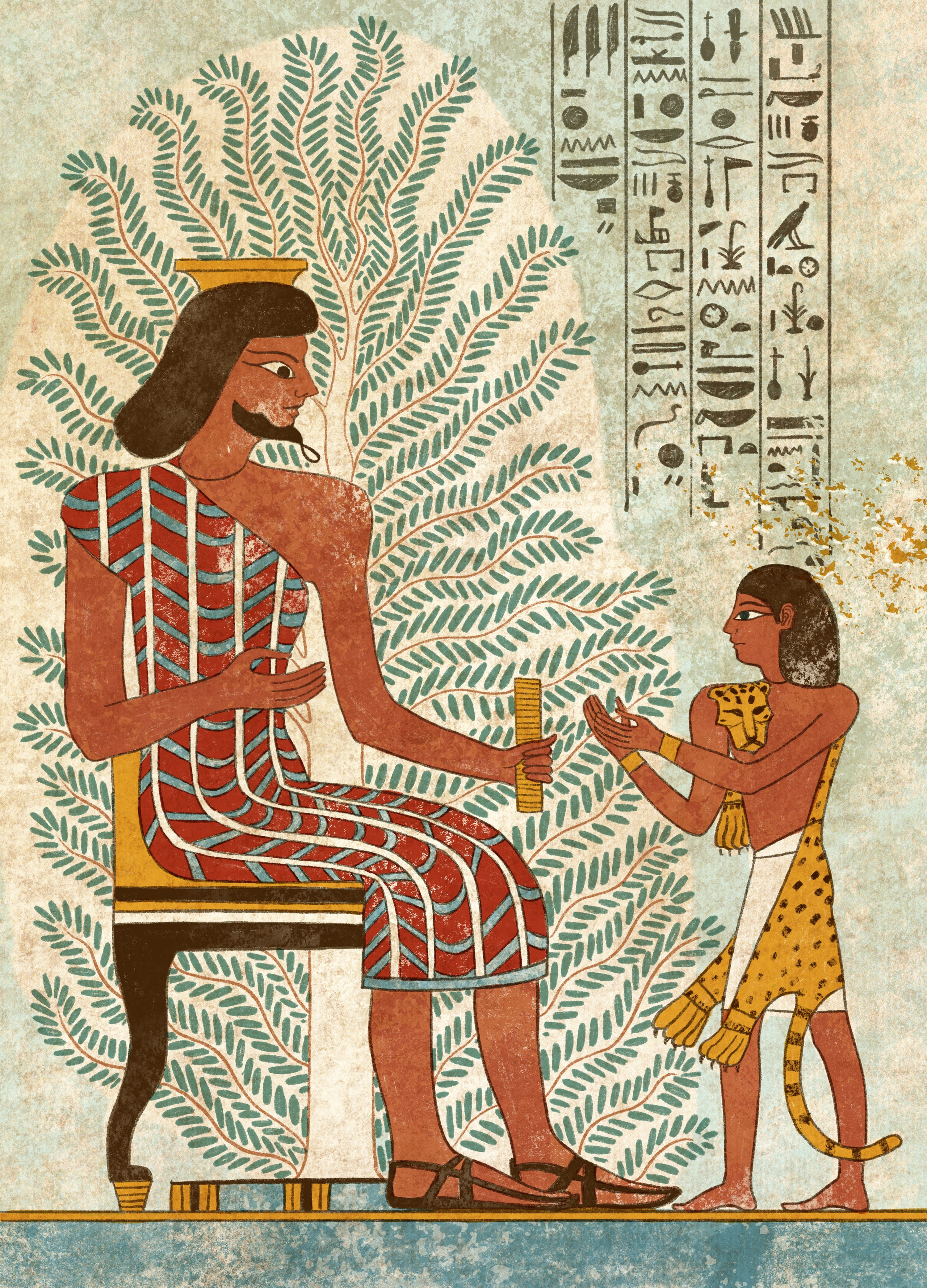 Сказки и повести Древнего Египта. Художник Анна Хопта