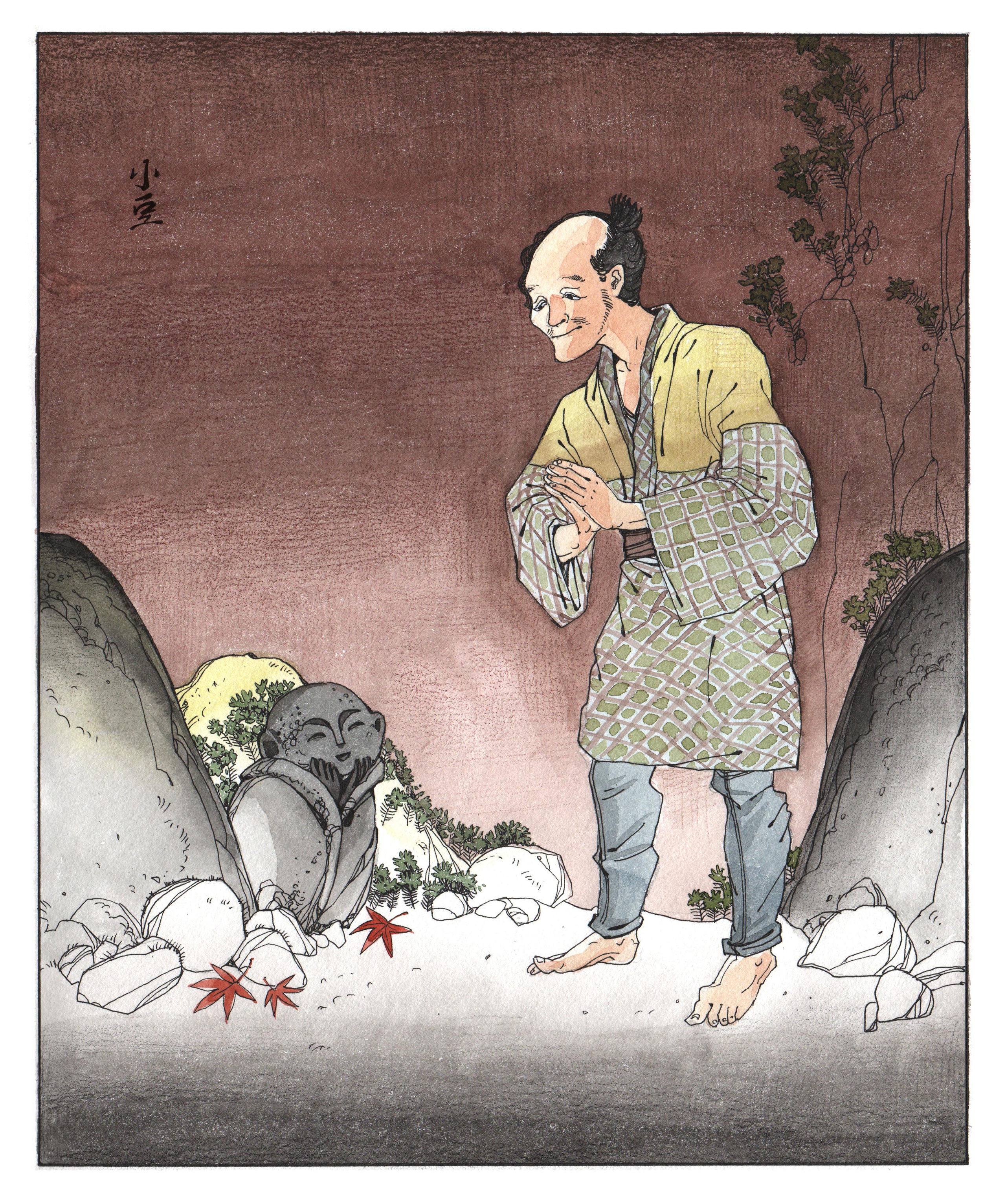 Ten evenings. Japanese folk tales. Artist Anna Khopta. Oil and Acrylic Paintings. Moscow