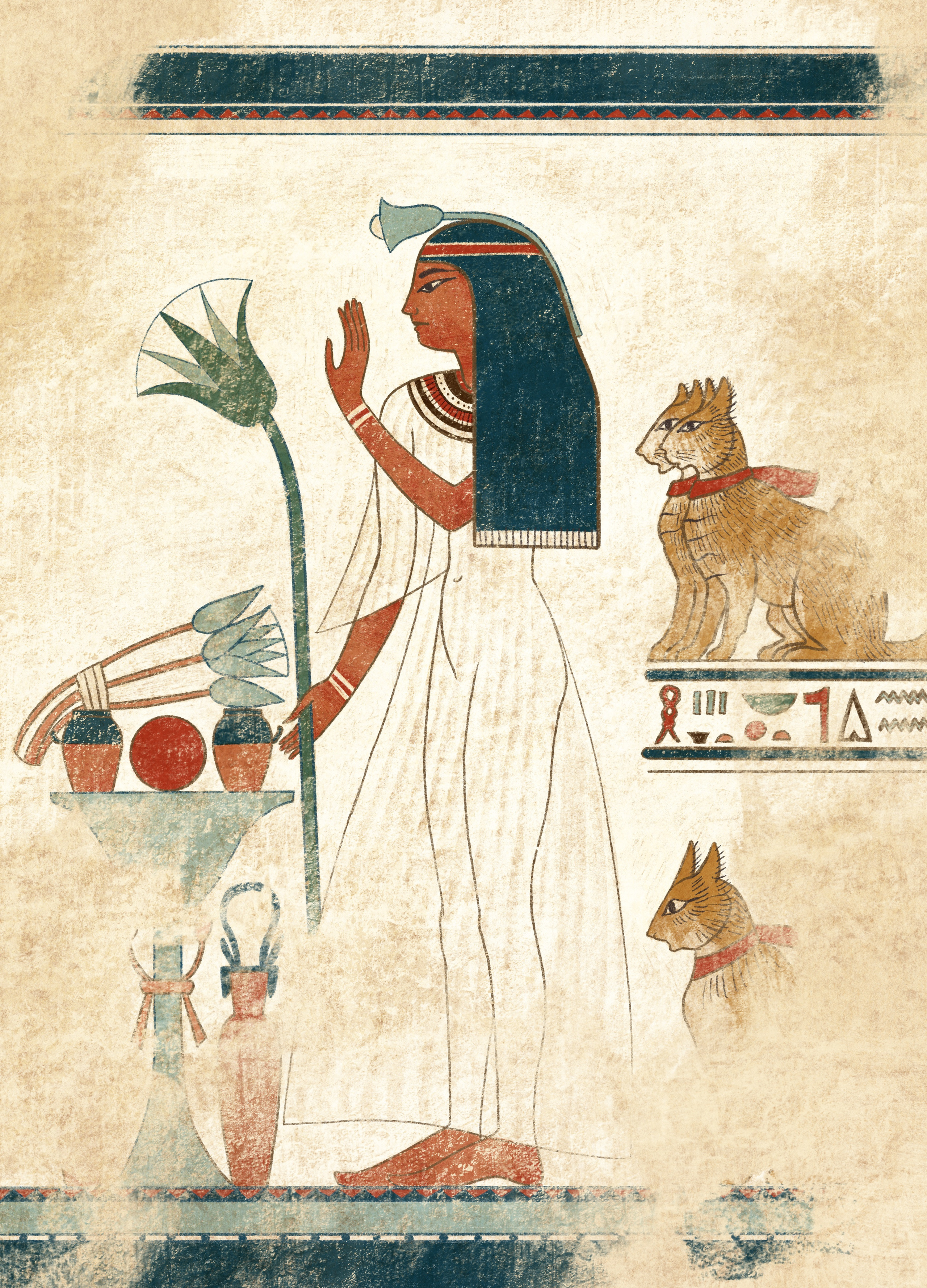 Сказки и повести Древнего Египта. Художник Анна Хопта