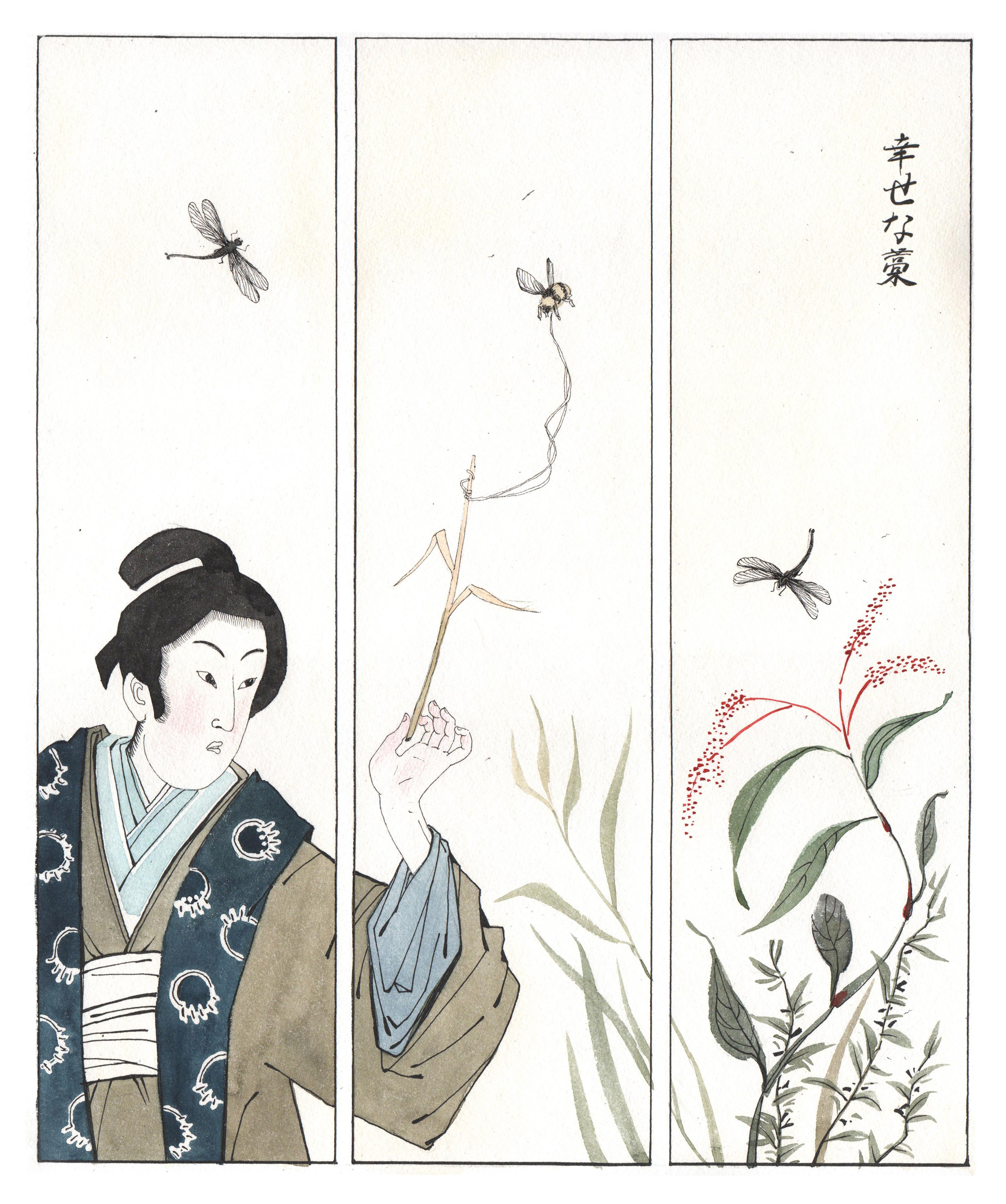 Ten evenings. Japanese folk tales. Artist Anna Khopta. Oil and Acrylic Paintings. Moscow